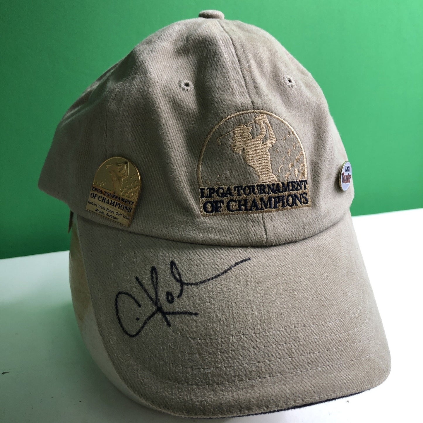Autographed By Player Cap GOLF LPGA Tournament Of Champions RTJ Trail Mobile AL