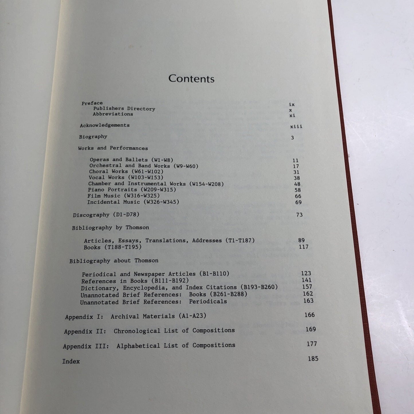 Virgil Thomson: A Bio-Bibliography by Michael Meckna (English) HC Music 1986