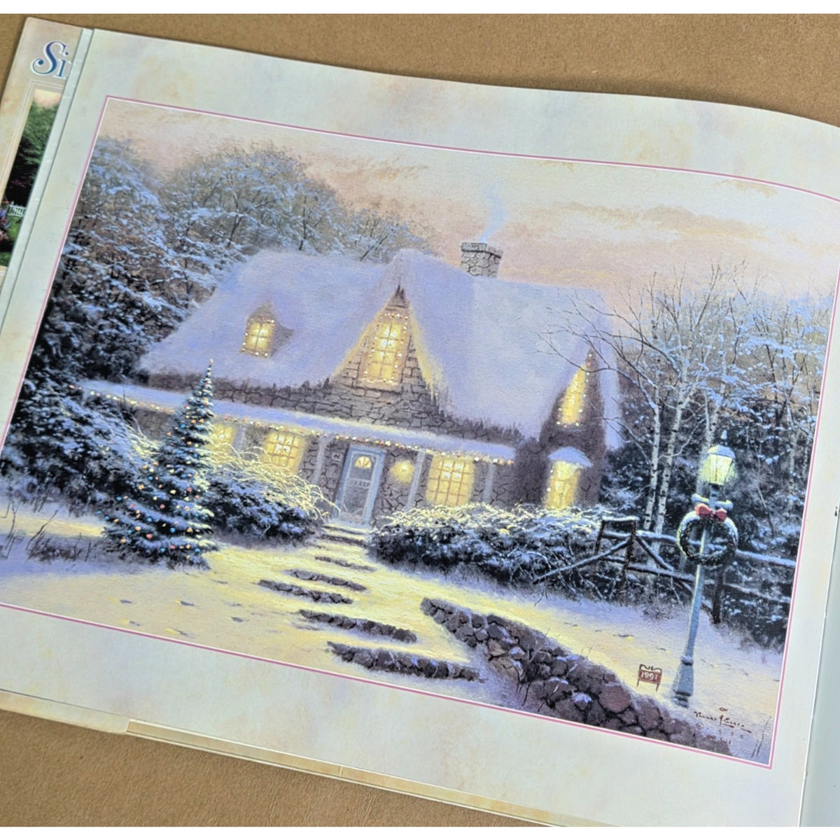 Simpler Times by Thomas Kinkade 1996 Hardcover Art Book - Very Good Condition