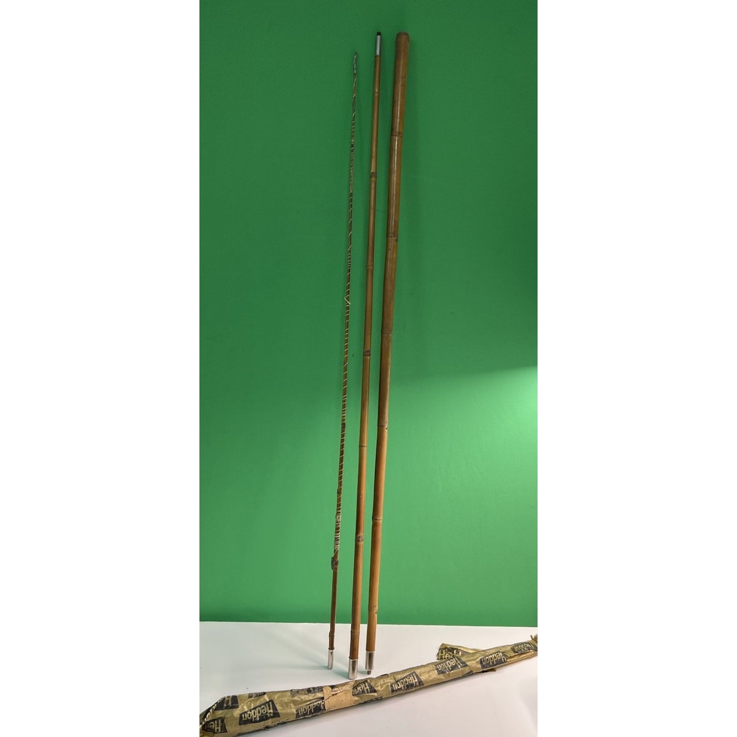 Vintage Heddon 12’ Bamboo Fishing Rod Pole Original Packaging