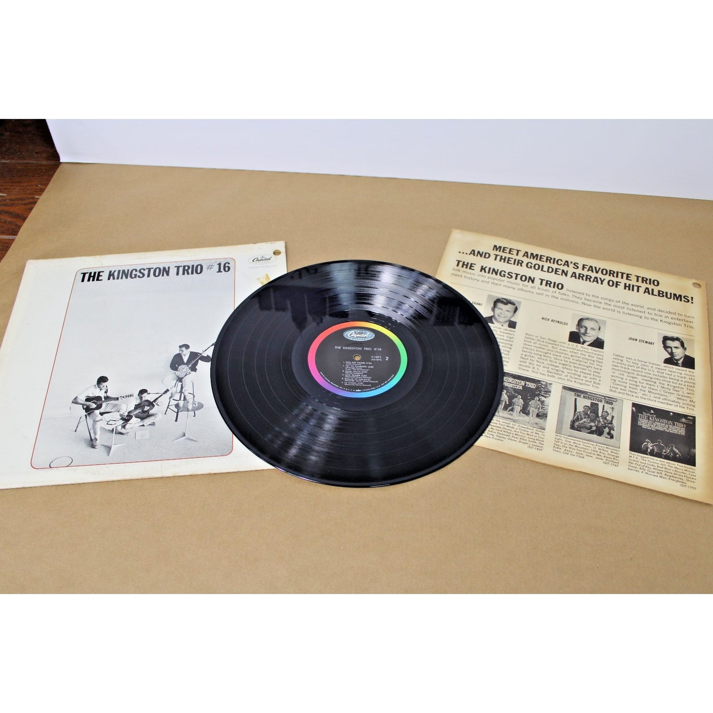 2 Vintage 1960s Folk Albums: Peter, Paul, and Mary & The Kingston Trio #16