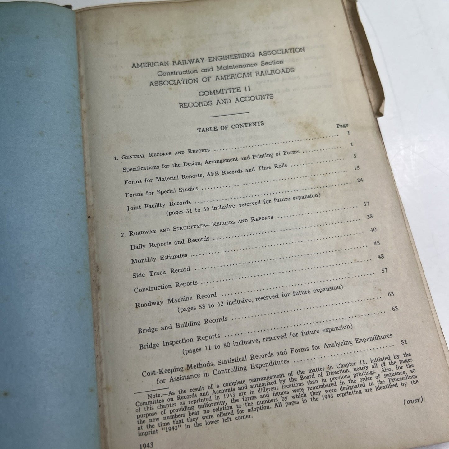 1953 Area Drafting Room Standards For Agricultural Land Railroad Maps Mobile AL