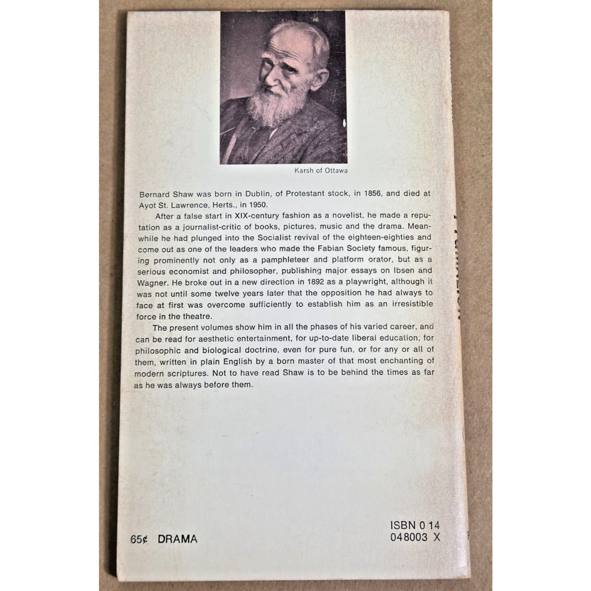Vintage Pygmalion - George Bernard Shaw - Milton Glaser Cover Penguin 1970