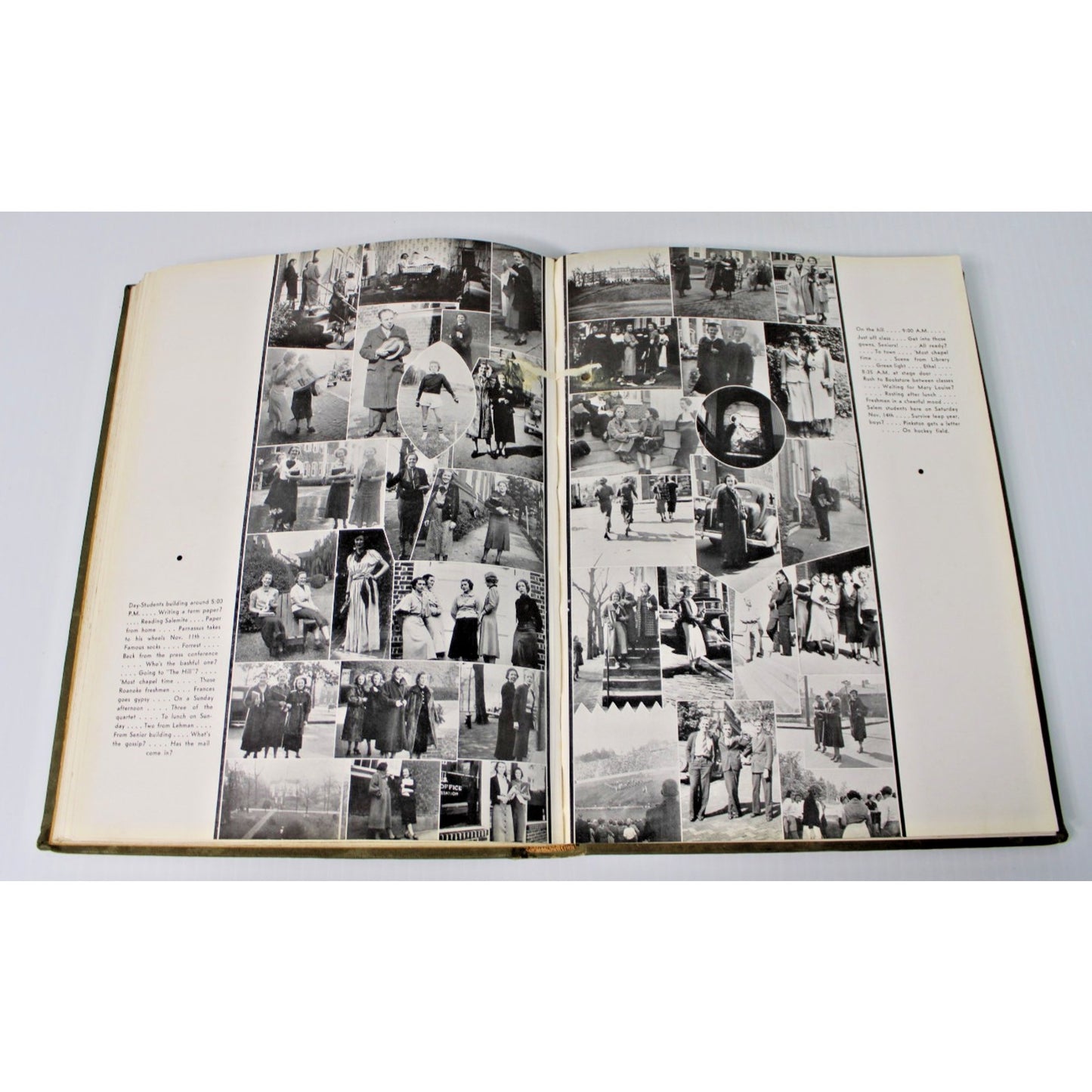 Vintage 1937 Salem Womens College "Sights & Insights" Yearbook Winston-Salem NC
