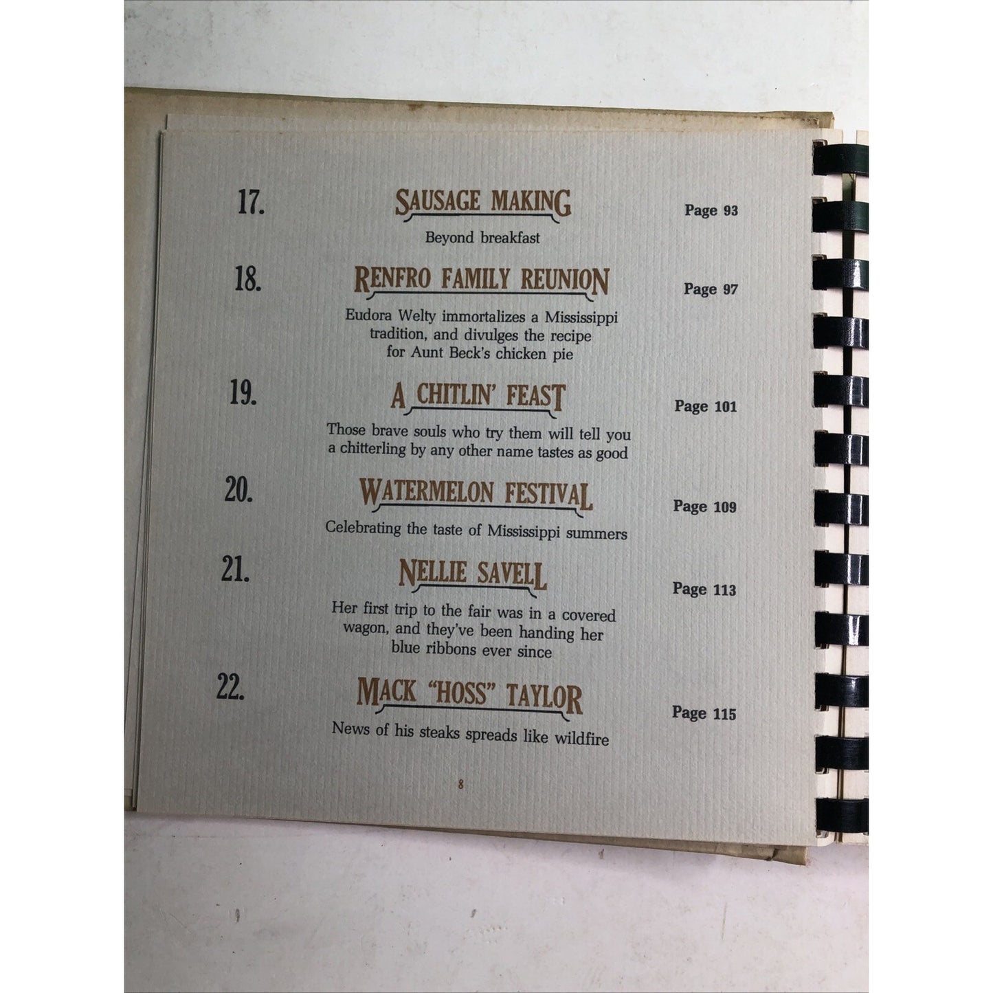 A Cook’s Tour Of Mississippi 1980 Comb Bound Willie Morris Cookbook History