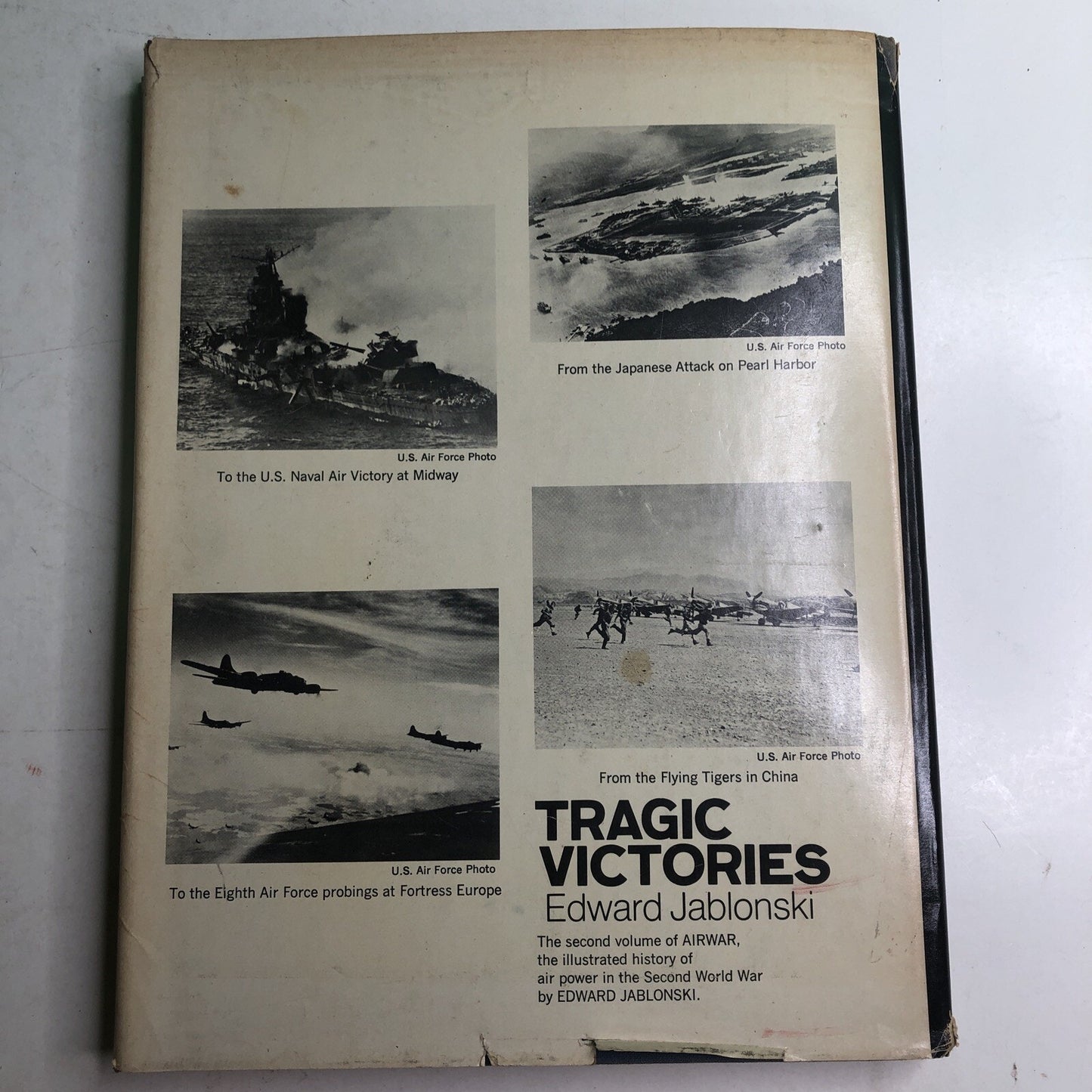Tragic Victories The Evolution Of Air Power WWII Edward Jablonski HC DJ Illustra
