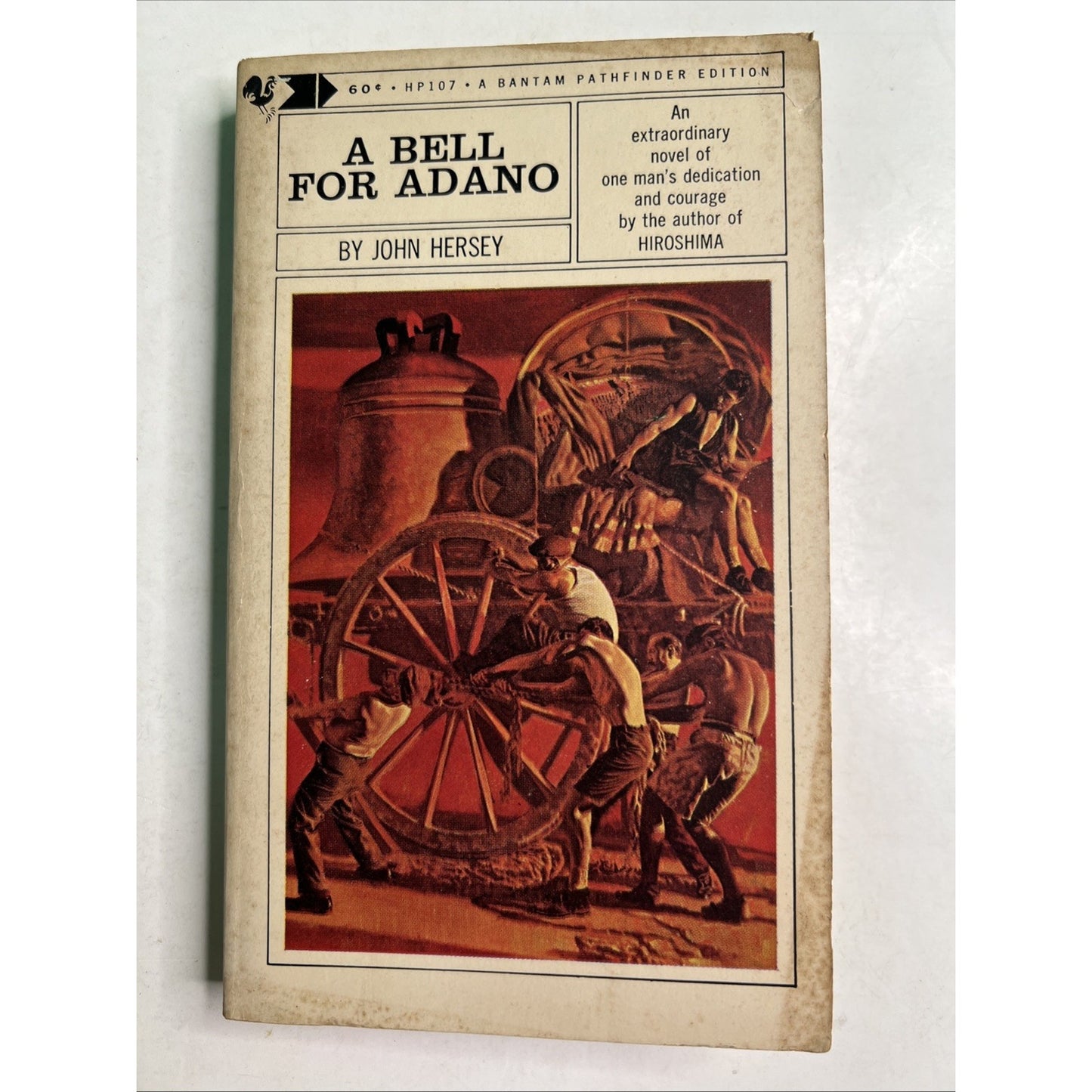 1965 PB A BELL FOR ADANO by John Hersey World War II Novel About Italian Town