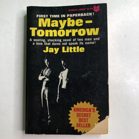 MAYBE - TOMORROW 1965 JAY LITTLE Paperback Library LGBTQ+ US