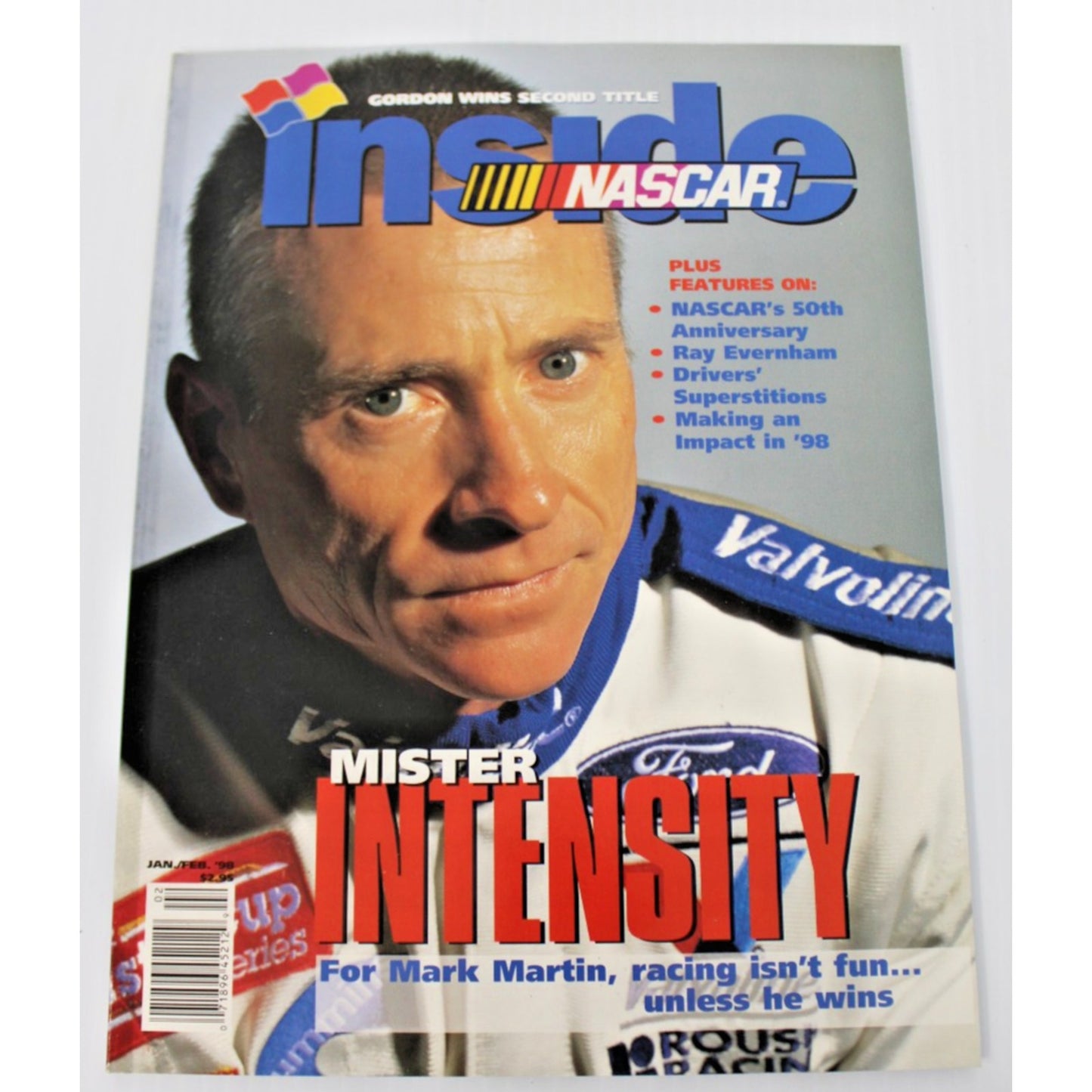 Daytona 500 40th Annual February 15, 1998 Program and Souvenirs-Lot of 6 Vintage