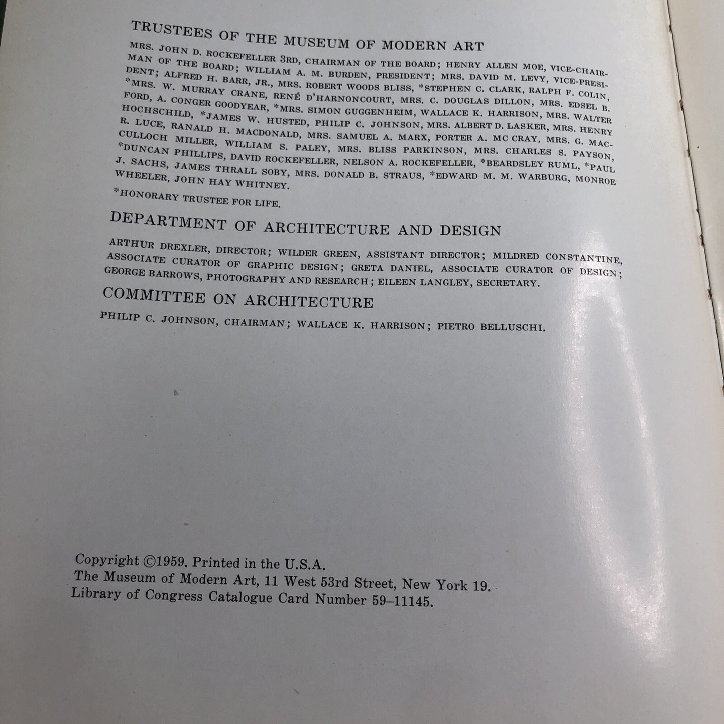 INTRODUCTION TO 20th CENTURY DESIGN 1959 EAMES SAARINEN AALTO KNOLL LE CORBUSIER