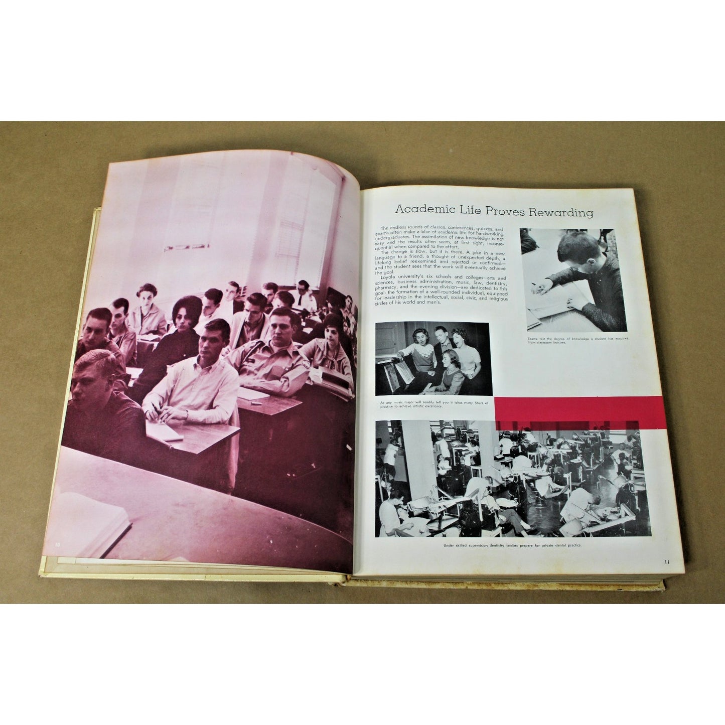 1963 Loyola University at New Orleans "The Wolf" Vintage Yearbook