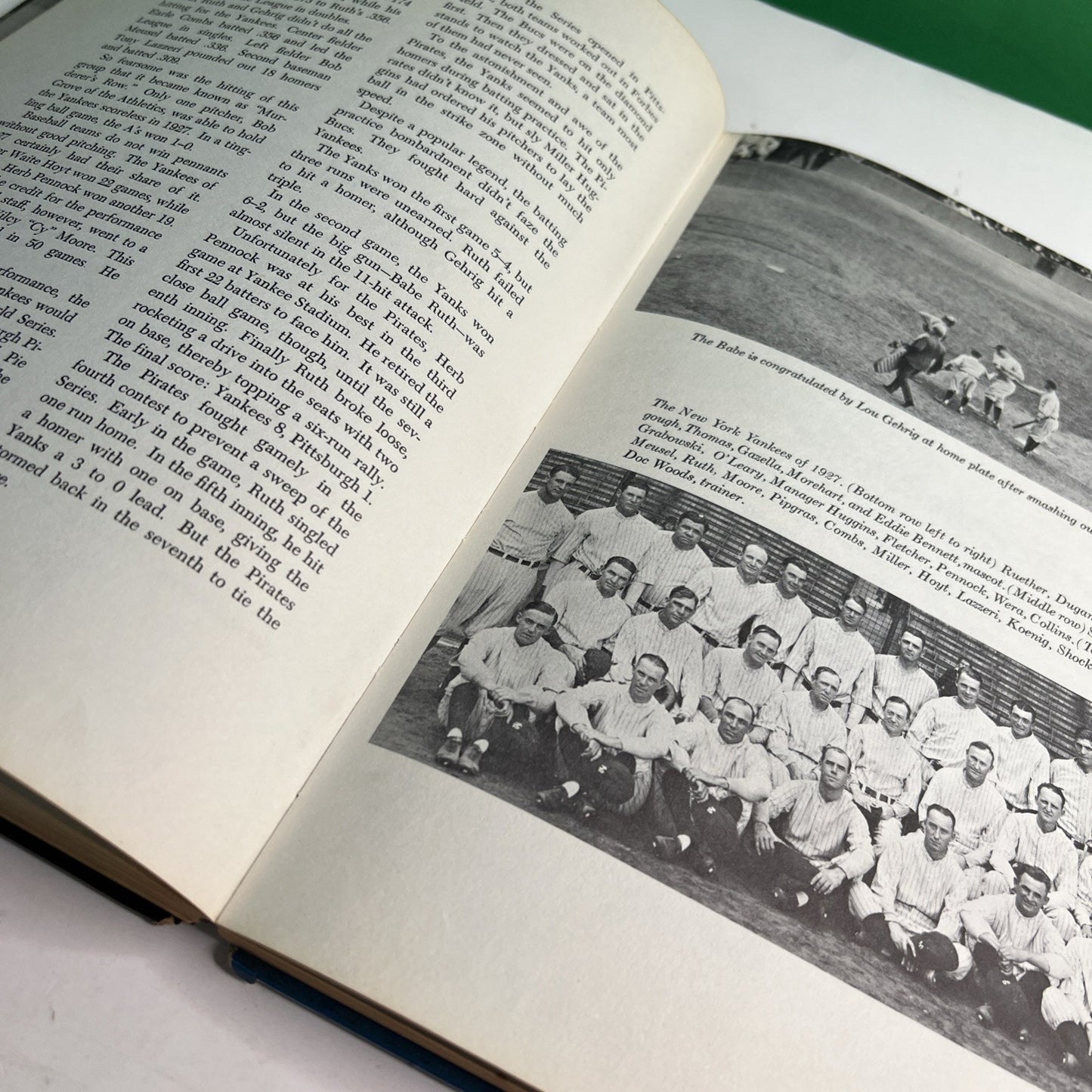 The Story of Baseball Illustrated Hardcover Book 1962 by John M. Rosenburg