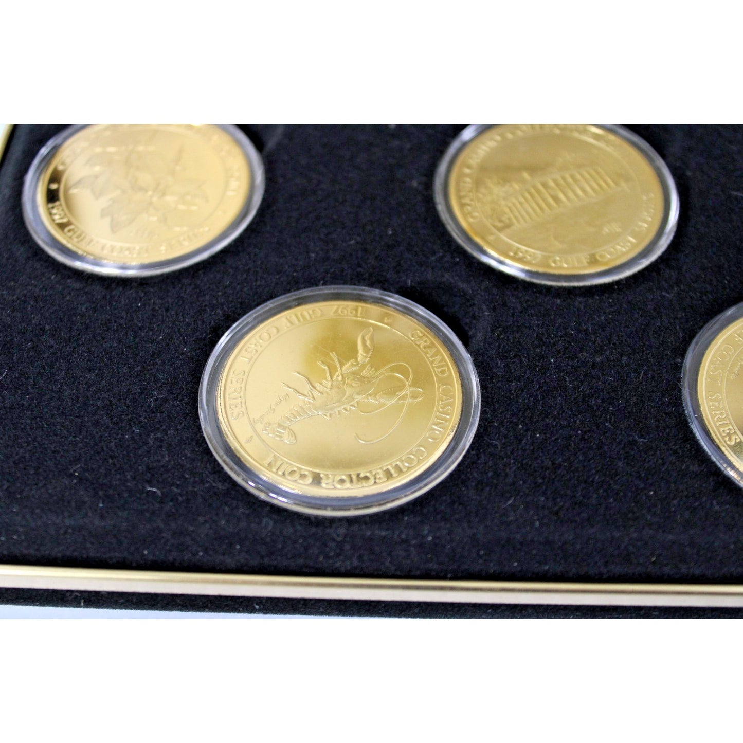 Vintage 1997 Grand Casino Gulf Coast Series Collector Coin Set Limited Edition