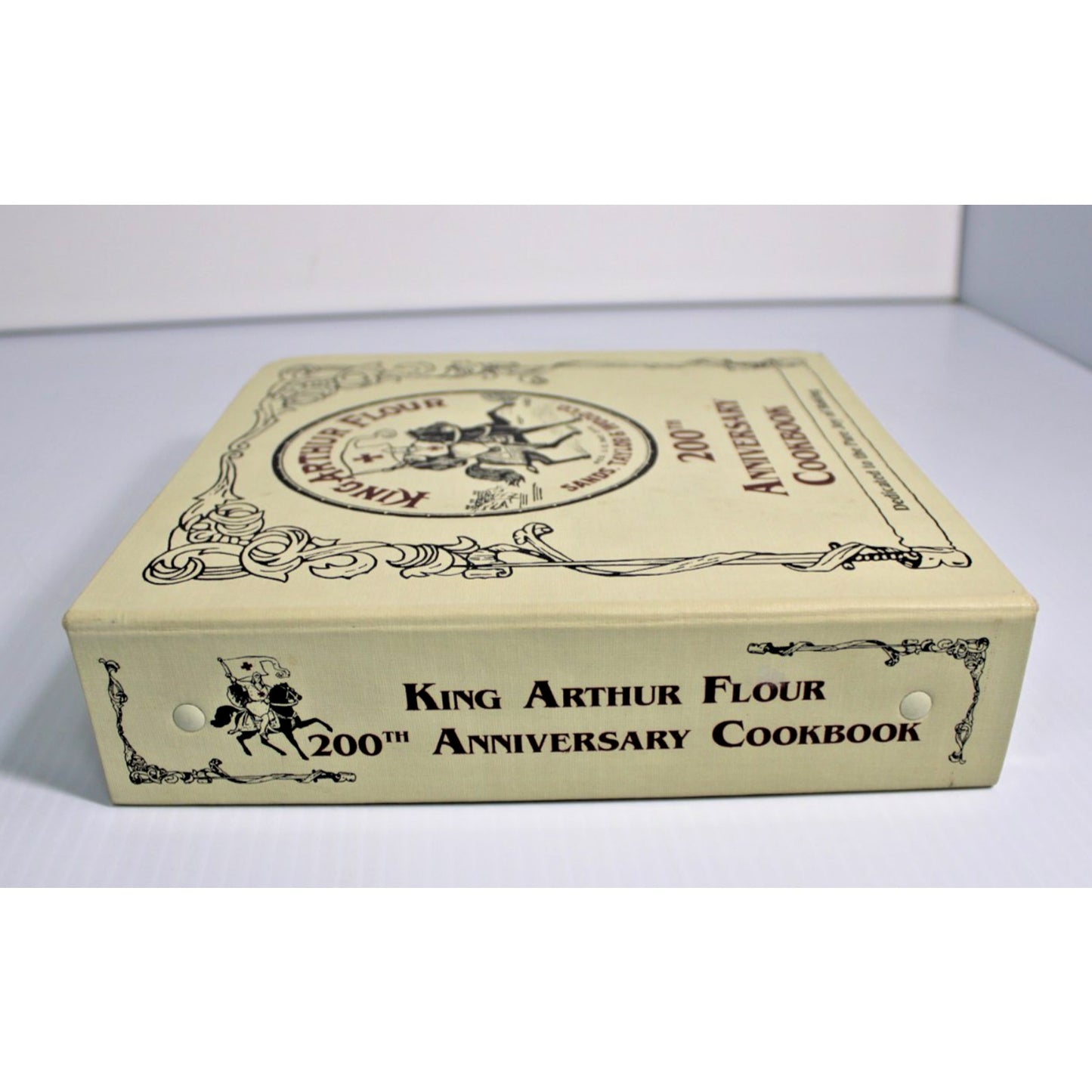 King Arthur Flour 200th Anniversary Cookbook Binder 1990 Brinna Sands Excellent!