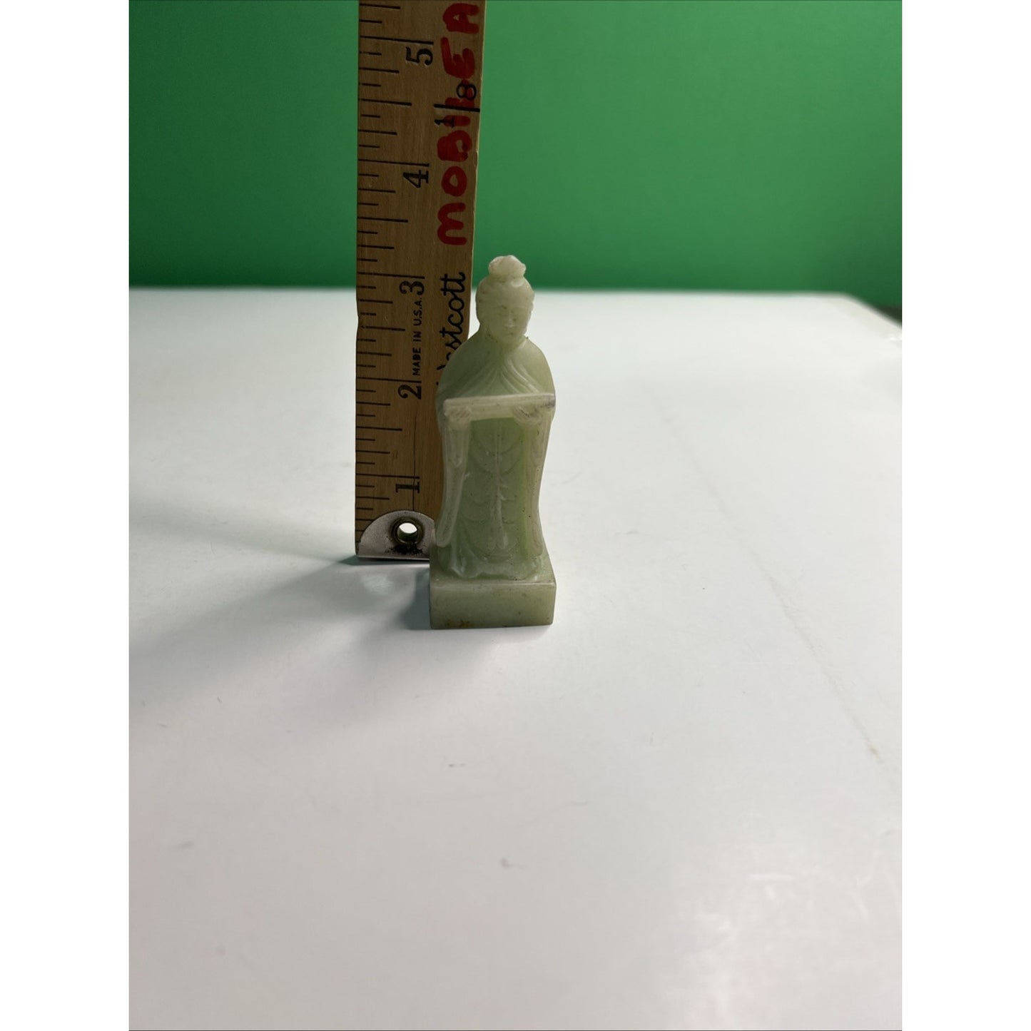 Vintage Asian Chess Piece 3.25” Tall QUEEN Replacement Part Lime Green
