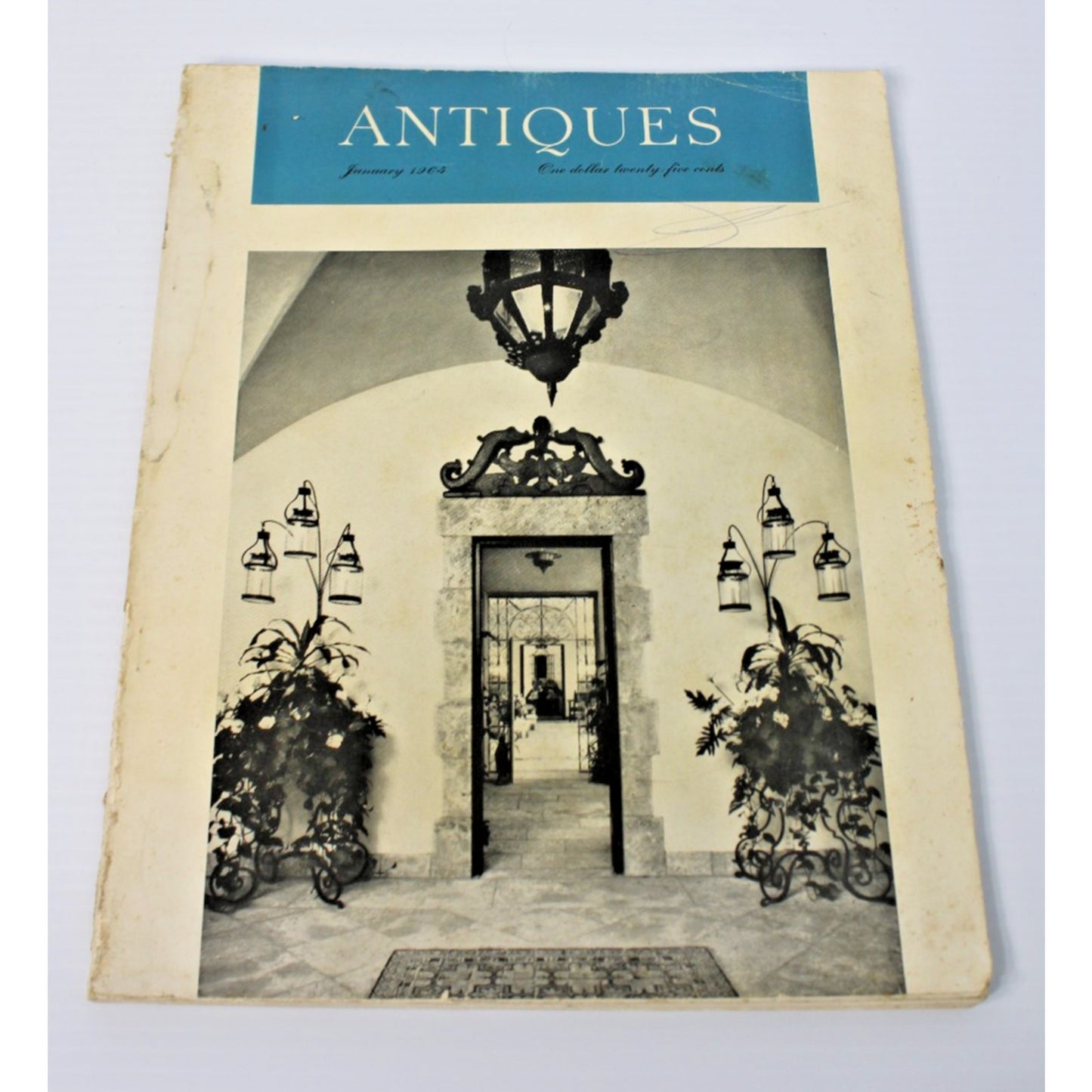 Lot of 3 "Antiques" Magazines ca.1963-64; Identification, Interior Design, Decor