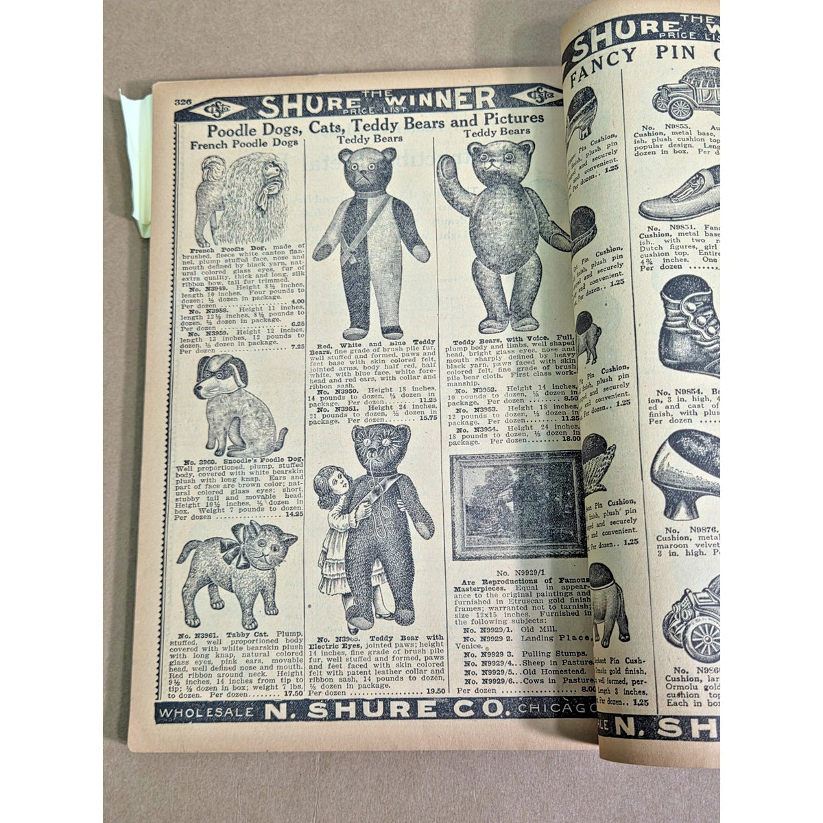 1919 N. Shure Co No. 82 Catalog "The Shure Winner" Vintage Chicago Wholesale