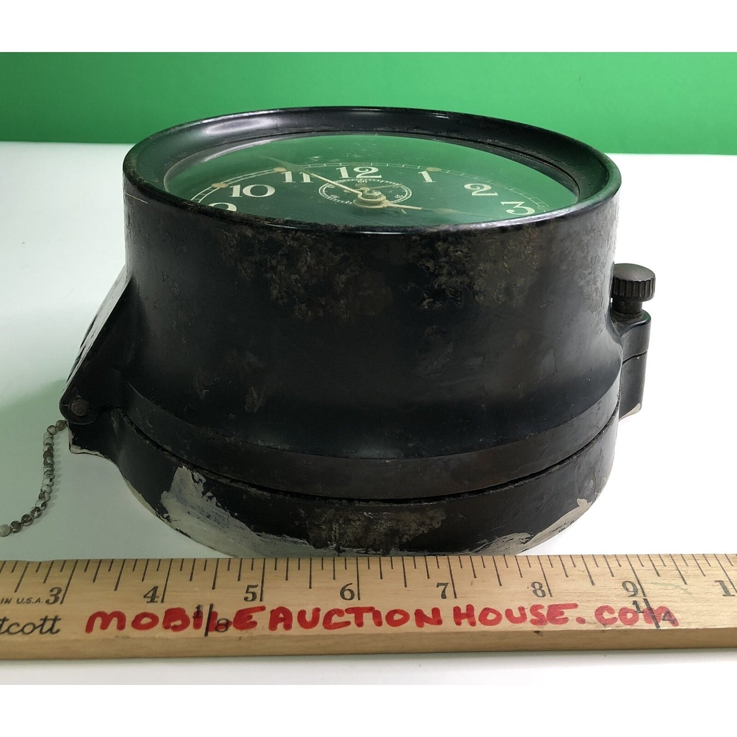 US Navy MARK I - DECK CLOCK 1942 Seth Thomas Bakelite Exterior