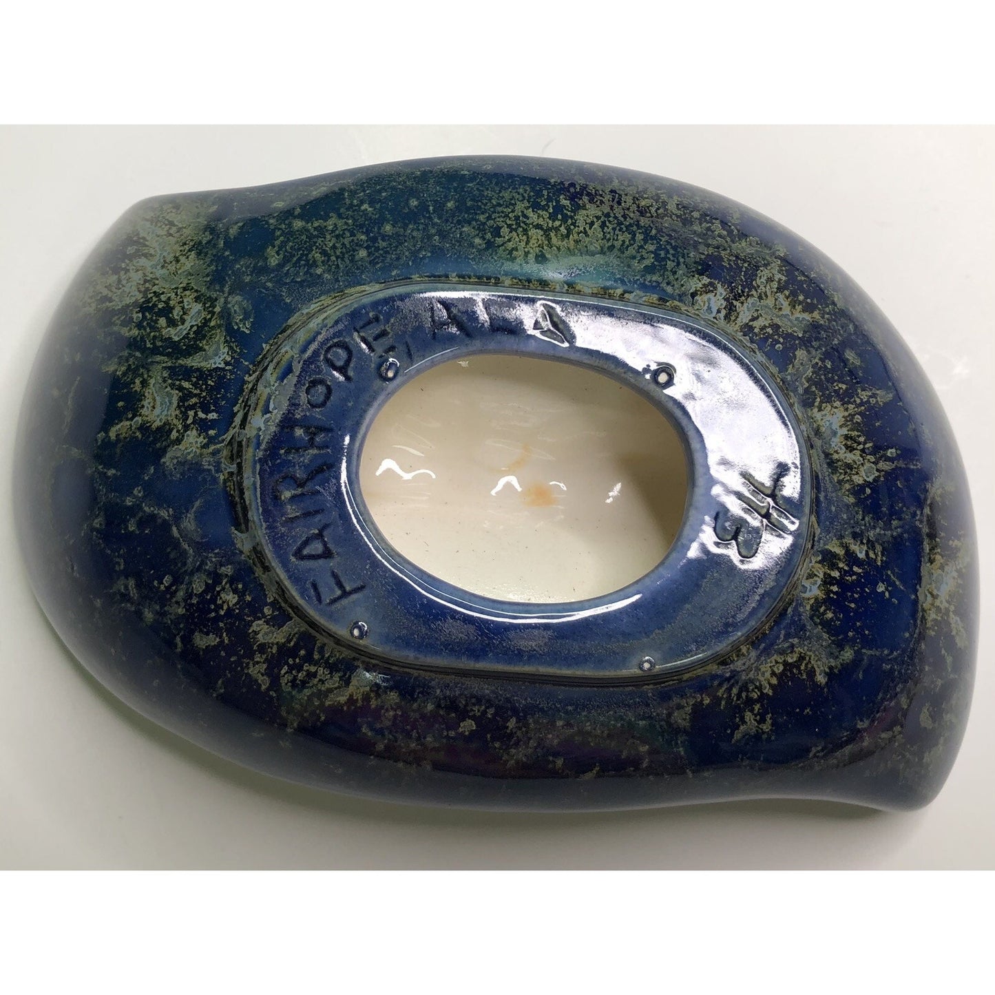 Rare Vintage Pinewood Pottery ASHTRAY By EDITH HARWELL Fairhope AL Alabama Smoke