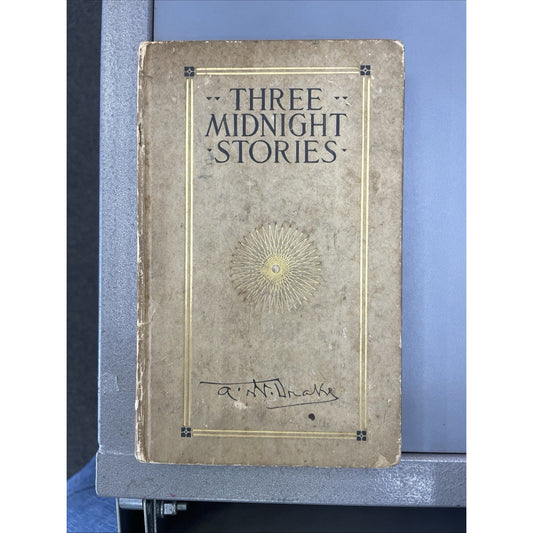 1916 Three Midnight Stories by Alexander M. Drake Limited Edition #346/500 HC