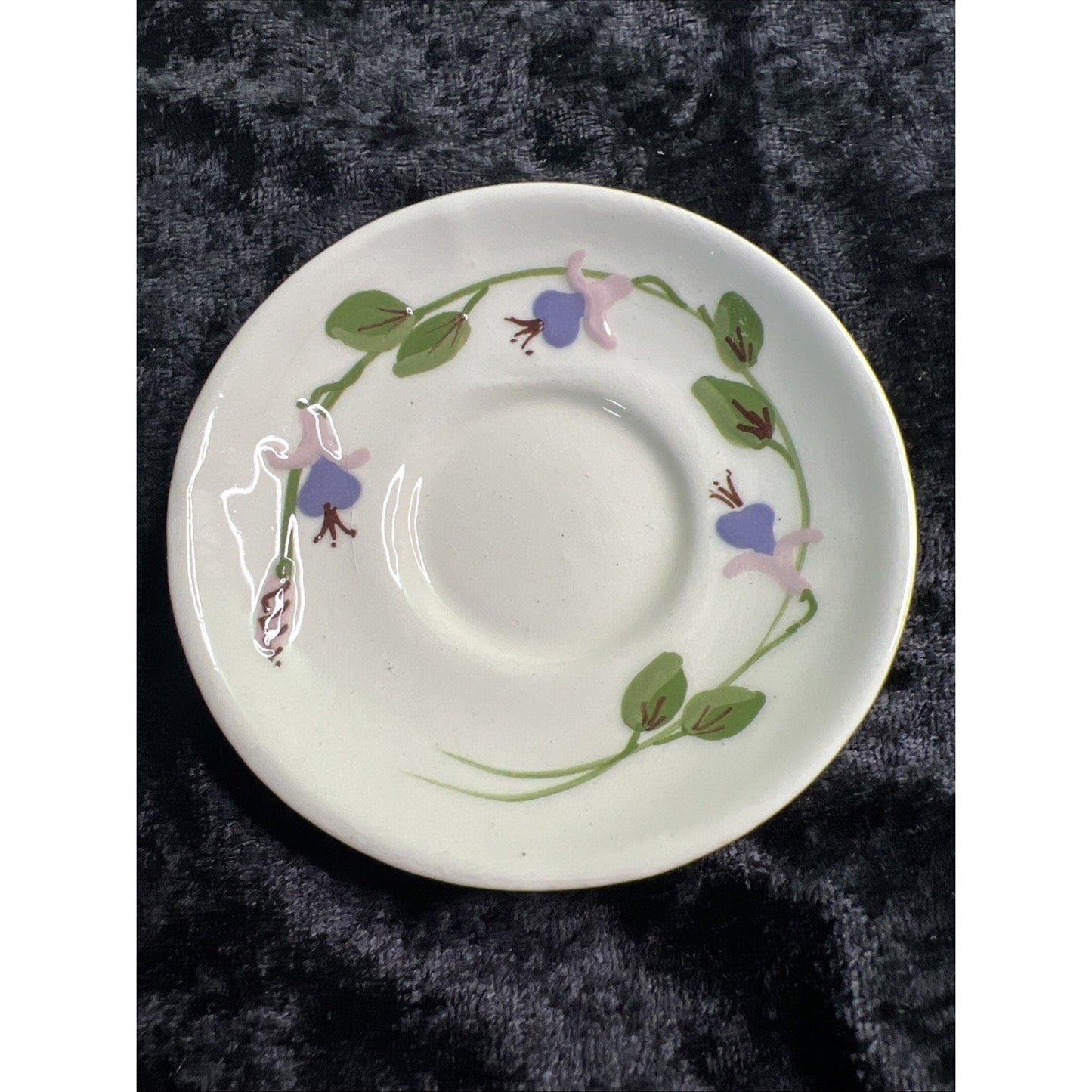 1960 MAMMY'S SHANTY ATLANTA, GA Hand painted Miniature Souvenir Cup & Saucer