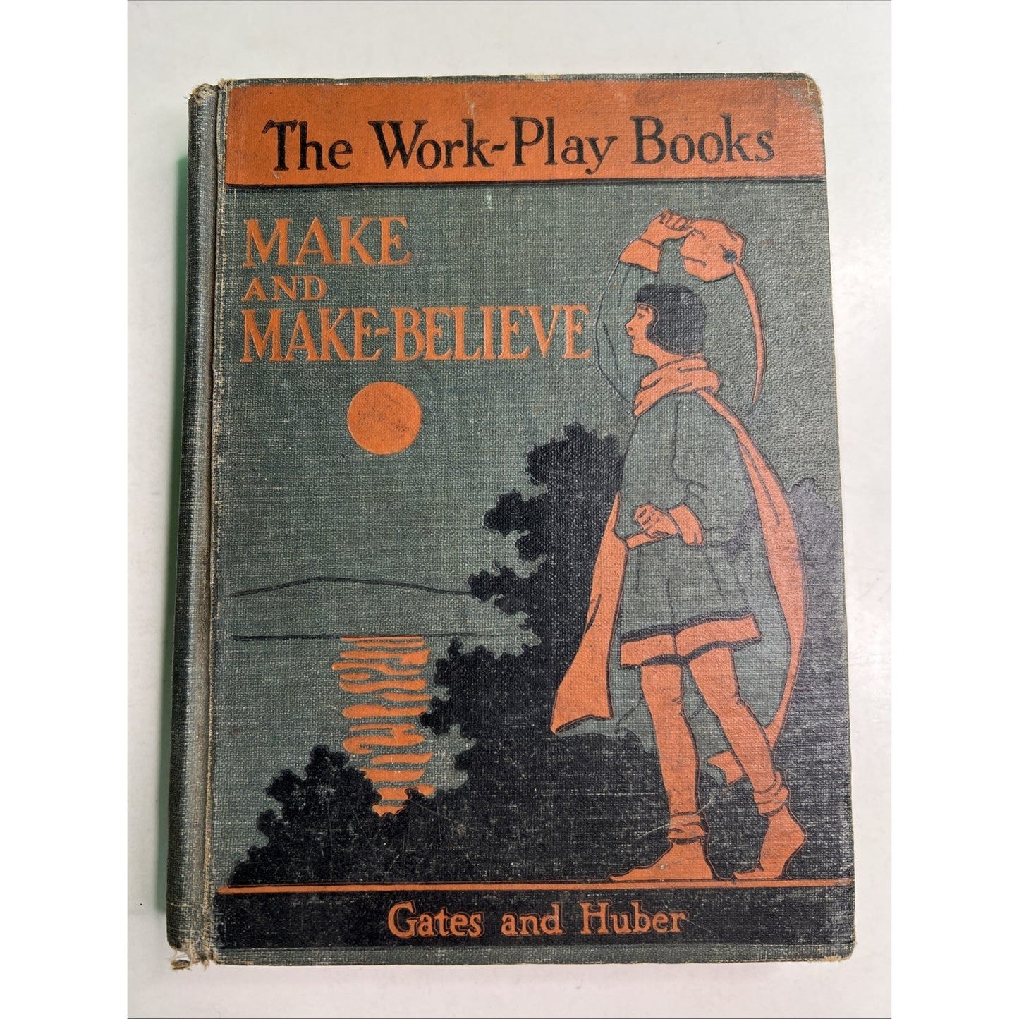 1934 Vintage Gates & Huber Work-Play Books HC Make And Make-Believe Illustrated