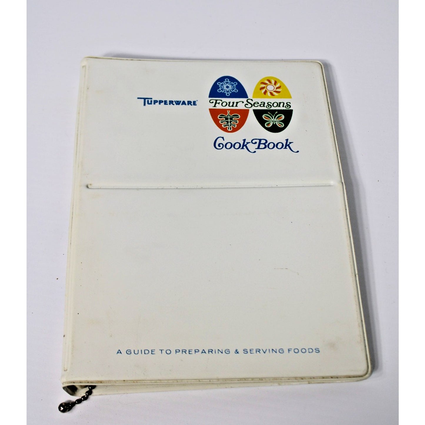 Vintage 1969 Tupperware Four Seasons Cookbook Groovy 60s Recipe Binder