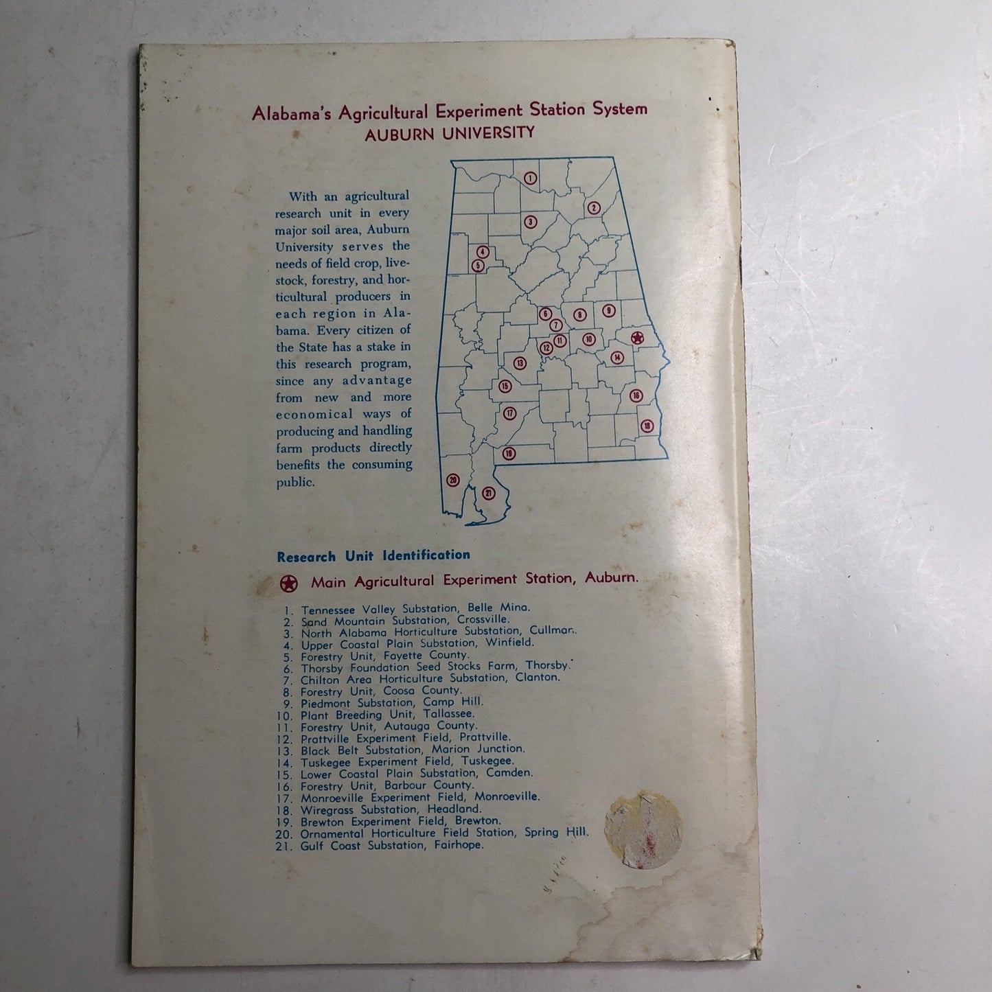 1974 Livestock-Poisoning Vascular Plants Of Alabama By Auburn University