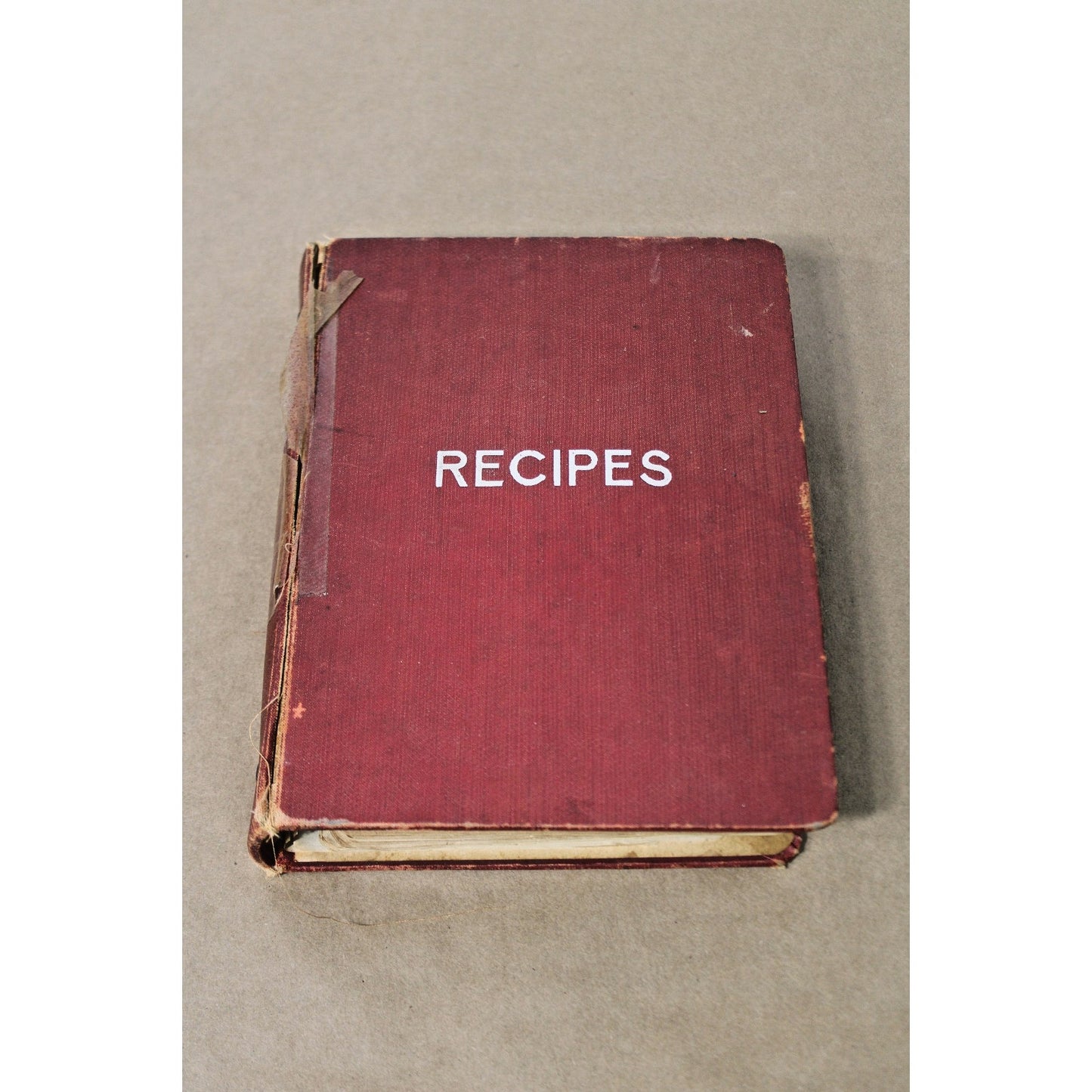 VTG 1950s-60s Recipes Cookbook, Typewritten Custom Home Cooking Collectible