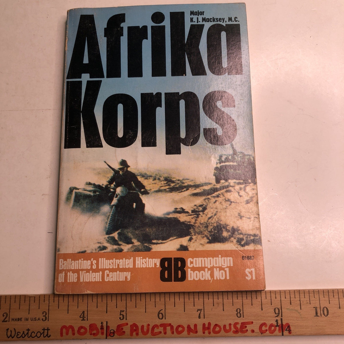 Ballantine's Illustrated History CAMPAIGN Book No. 1 AFRIKA KORPS 1972 PB