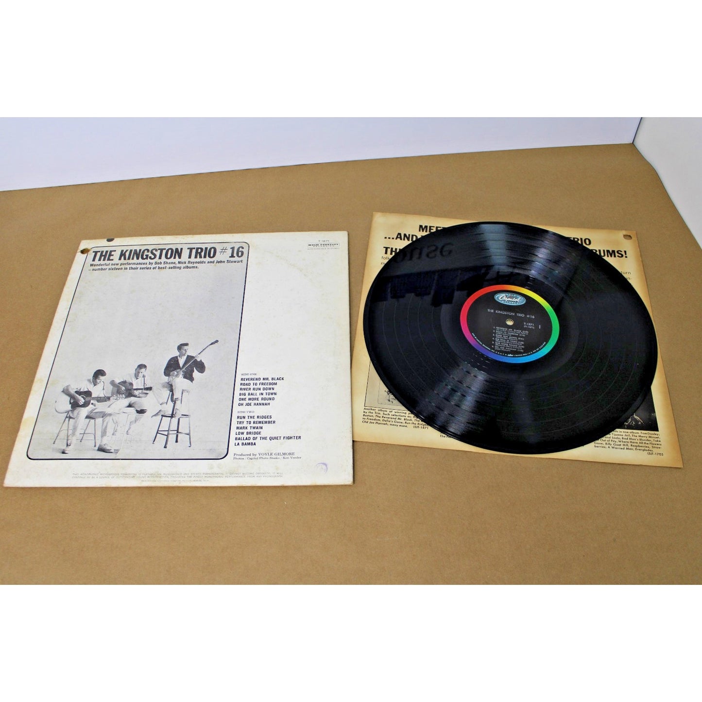 2 Vintage 1960s Folk Albums: Peter, Paul, and Mary & The Kingston Trio #16