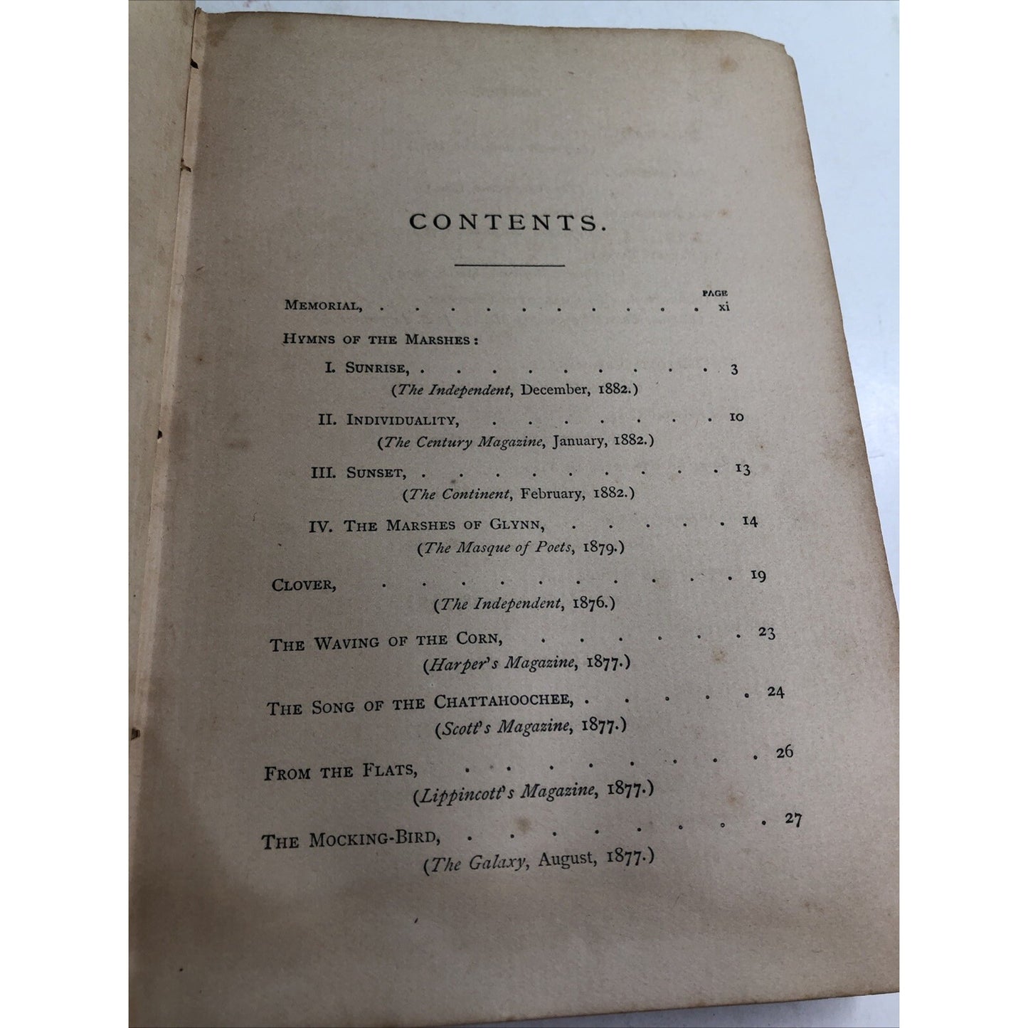 Poems of Sidney Lanier Hardcover Edited by His Wife New Edition 1894