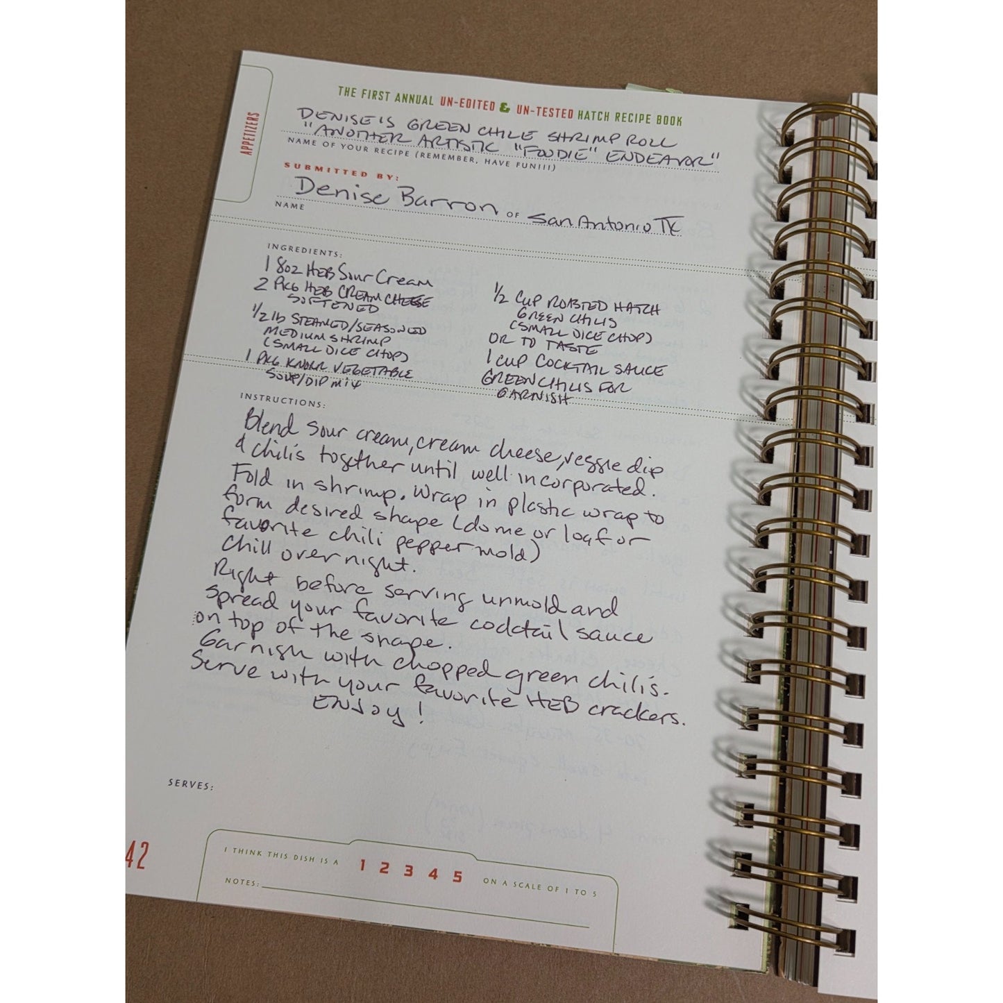 Rare Central Market 1st Annual Hatch Chile Pepper Recipe Book - 2007 Edition