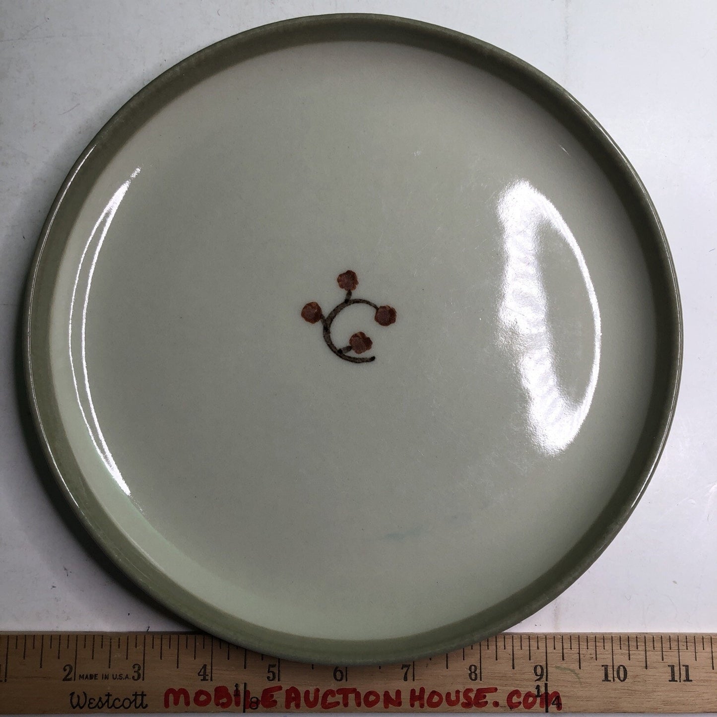Winfield Gabriel Pasadena Pottery 10” Dinner Plate Twig & Tweed #227 Handmade