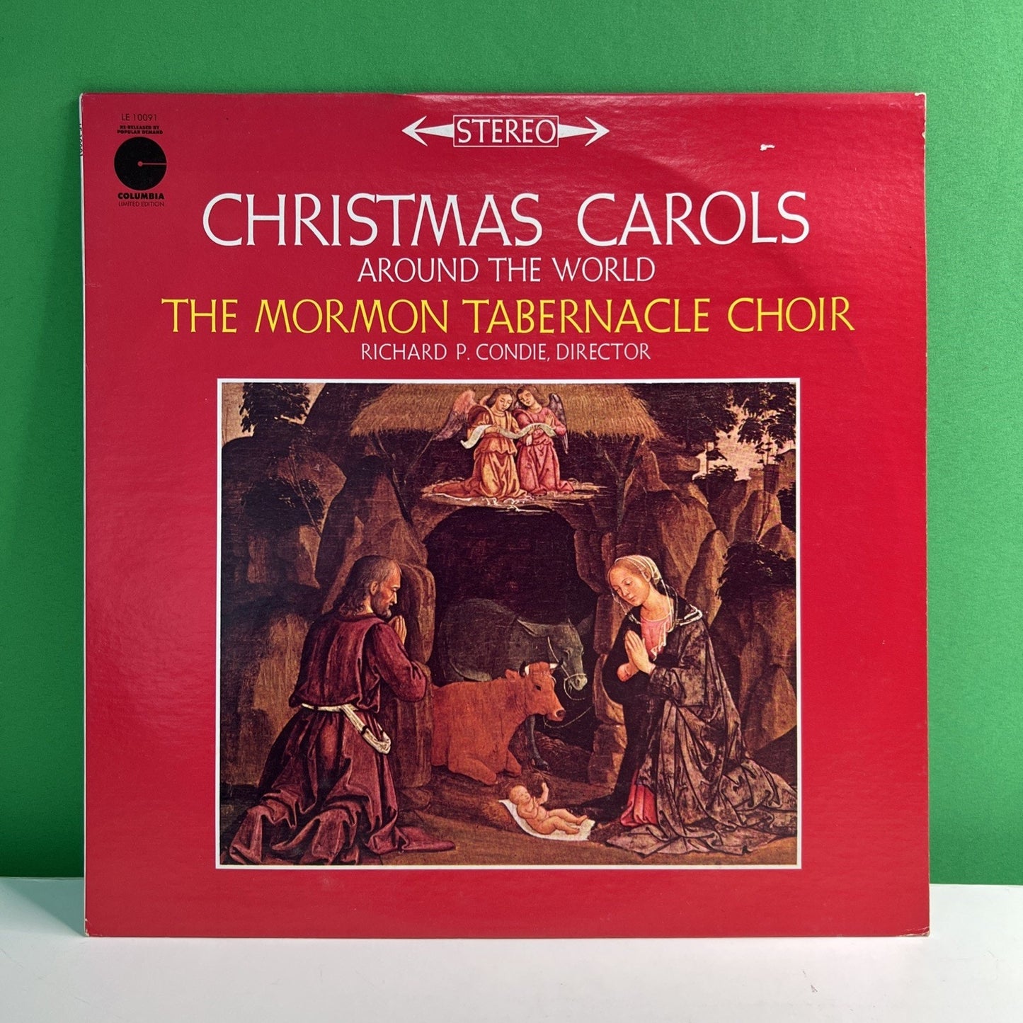 Christmas Carols Around The World The Mormon Tabernacle Choir LP Vinyl Record