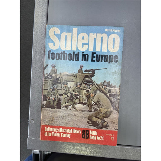 Salerno: Foothold In Europe Battle Book No. 24 by David Mason 1972 Paperback