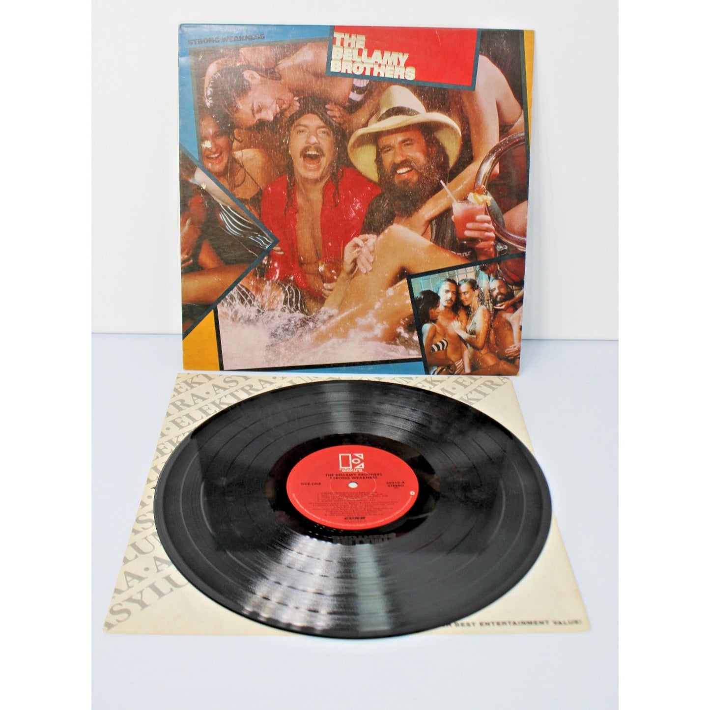 Bellamy Brothers- Strong Weakness, 1982 Vinyl LP Elektra S 60210