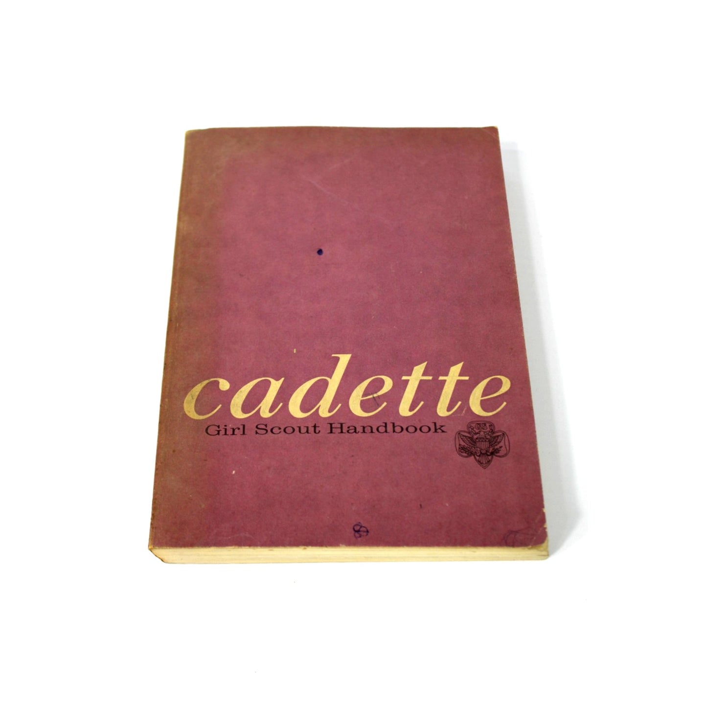 1963 Vintage "Cadette" Girl Scout Handbook, First Impression, Softcover