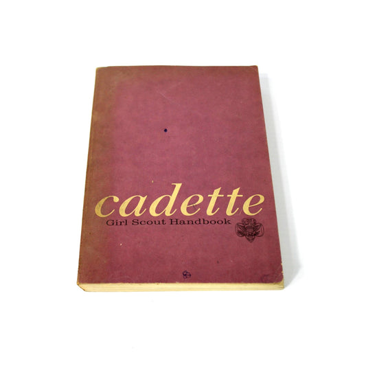 1963 Vintage "Cadette" Girl Scout Handbook, First Impression, Softcover
