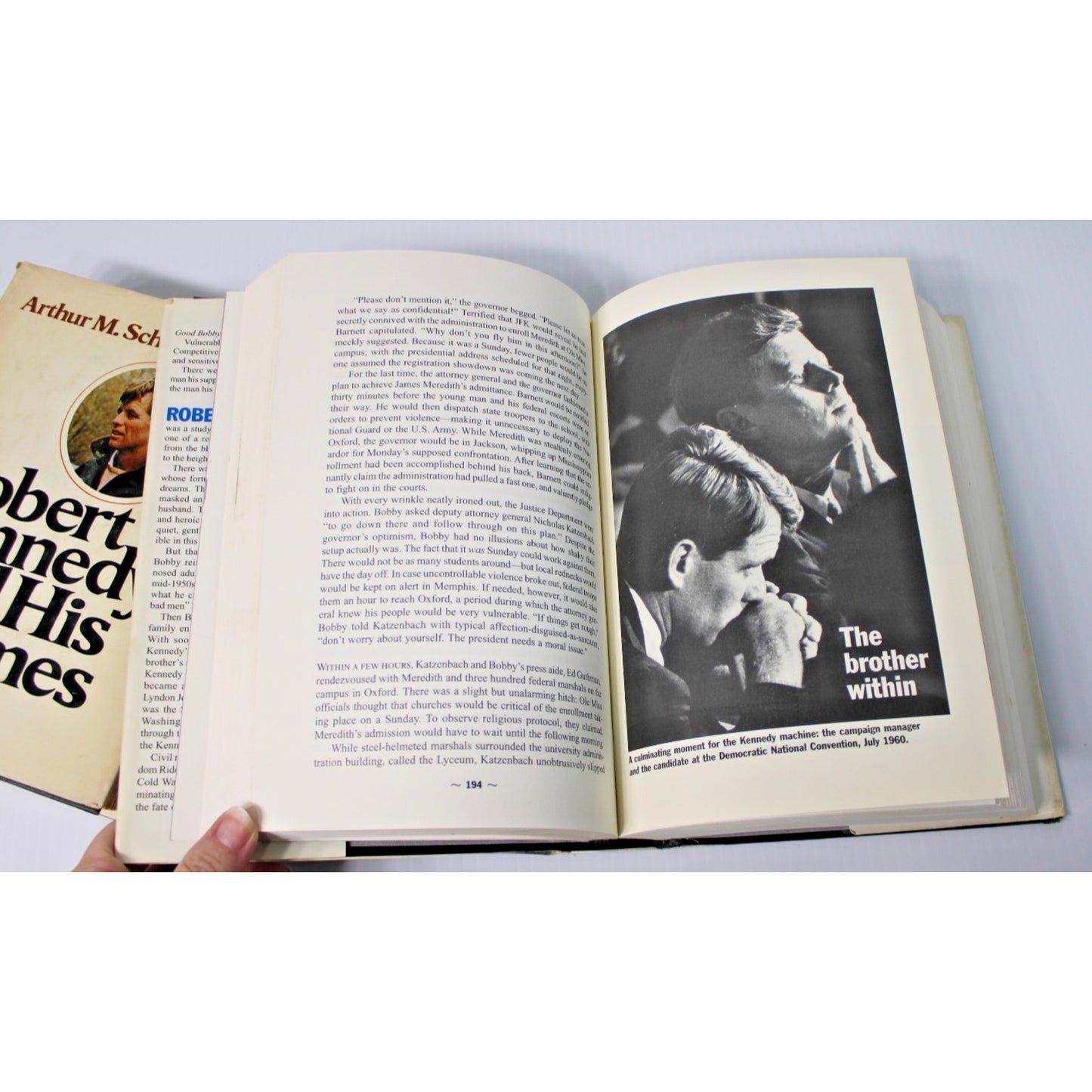 Robert Kennedy by Judie Mills + RFK & His Times Vol. 2 by Arthur Schlesinger, Jr