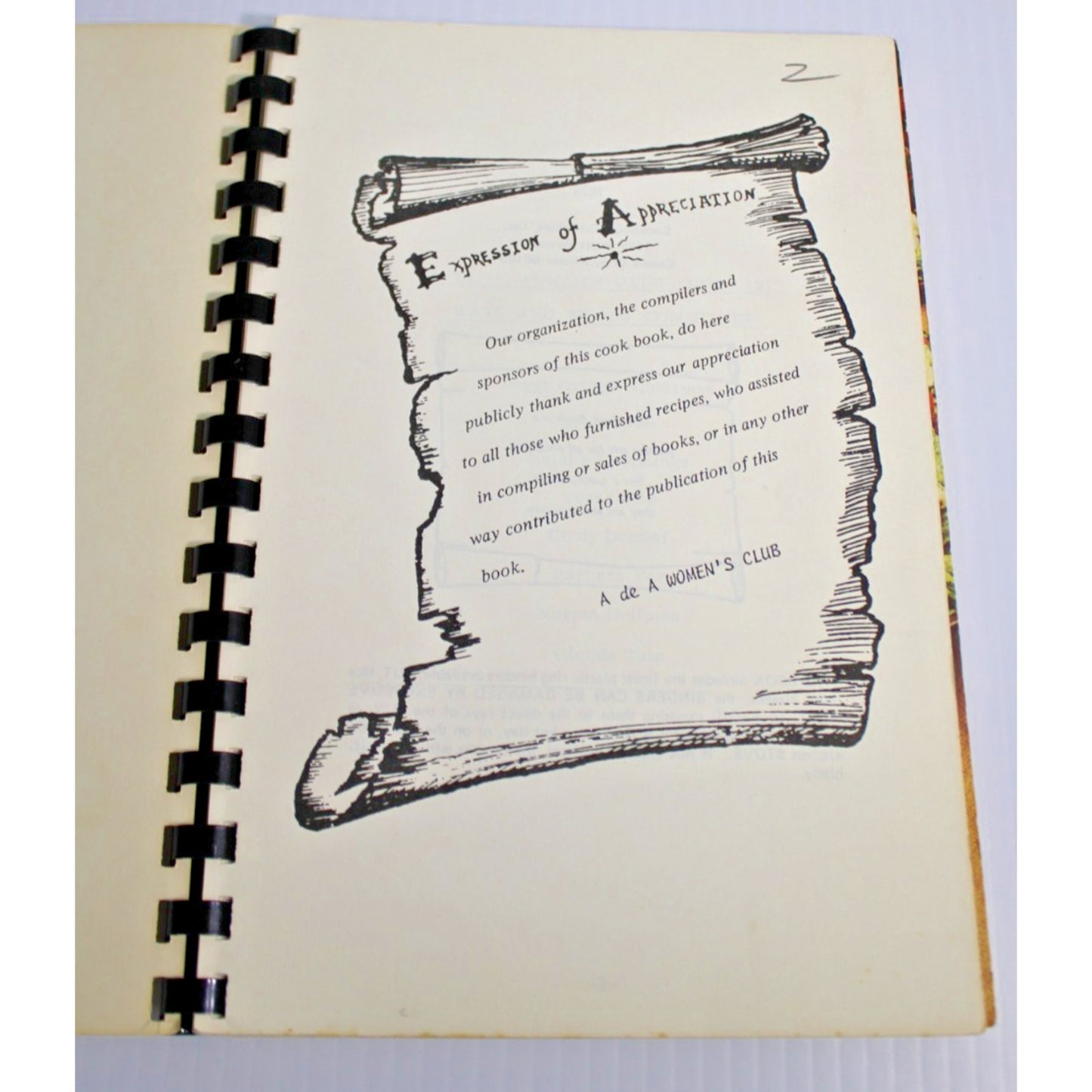 Vintage A de A Women's Club Cookbook Kissin Wears Out Cookin Don't Recipes 1976