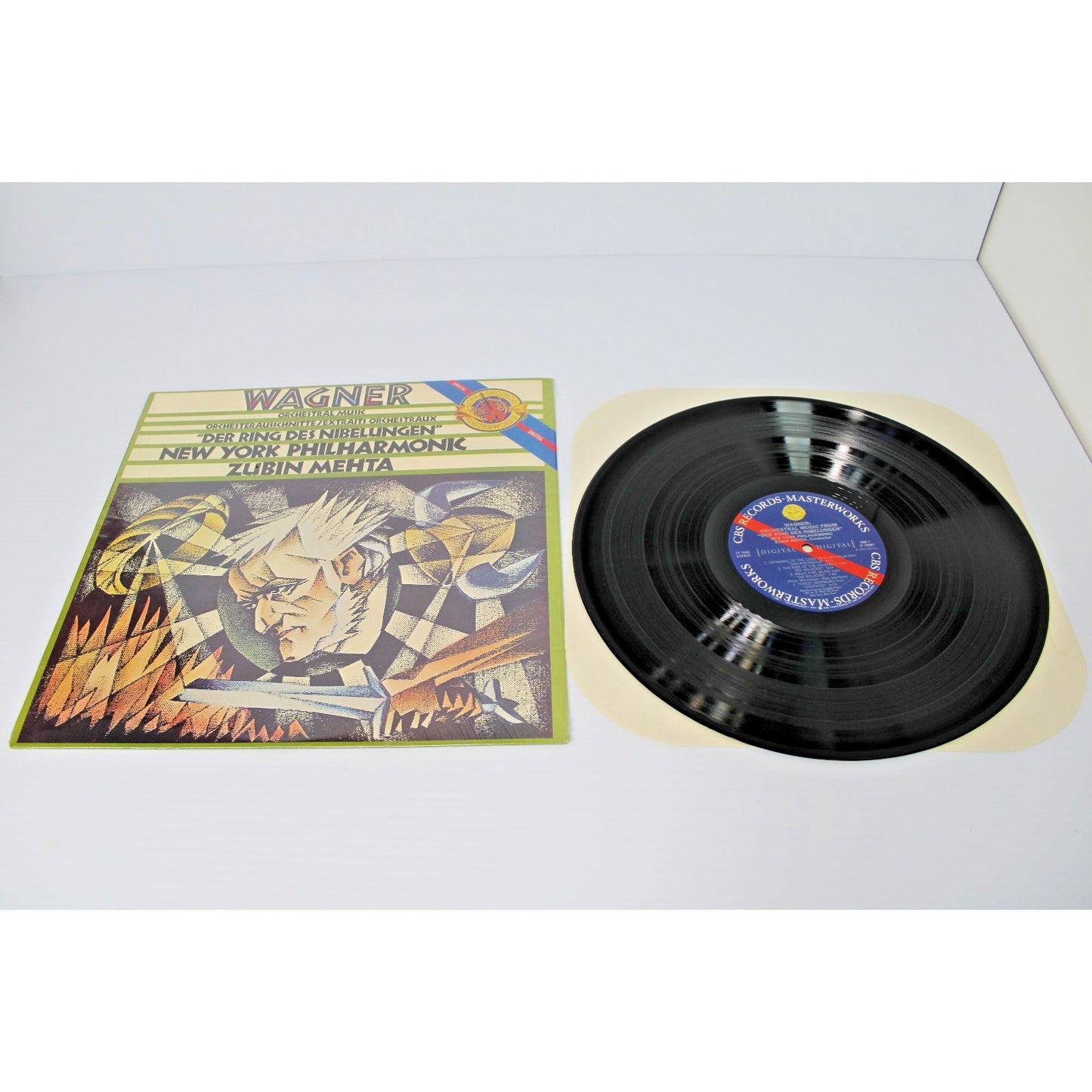 Wagner- Orchestral Music Der Ring Des Nibelungen, Zubin Mehta, CBS IP 7628, NM+!
