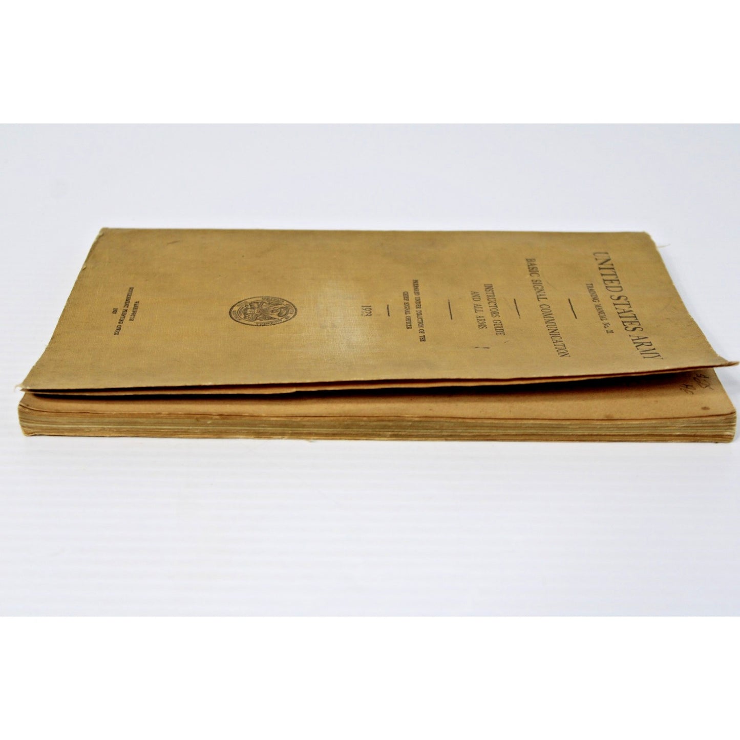Antique 1923 "Basic Signal Communication" United States Army Manual No. 21