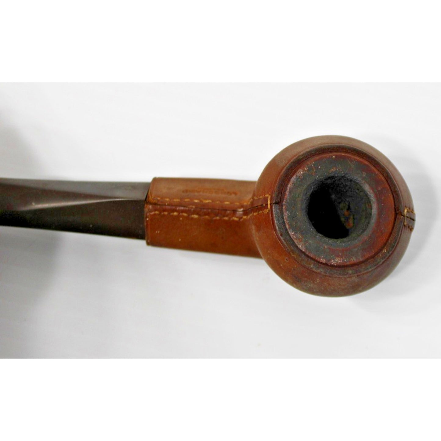 4 Vintage Longchamp Leather-Clad Pipes in Keepsake Box, All Marked