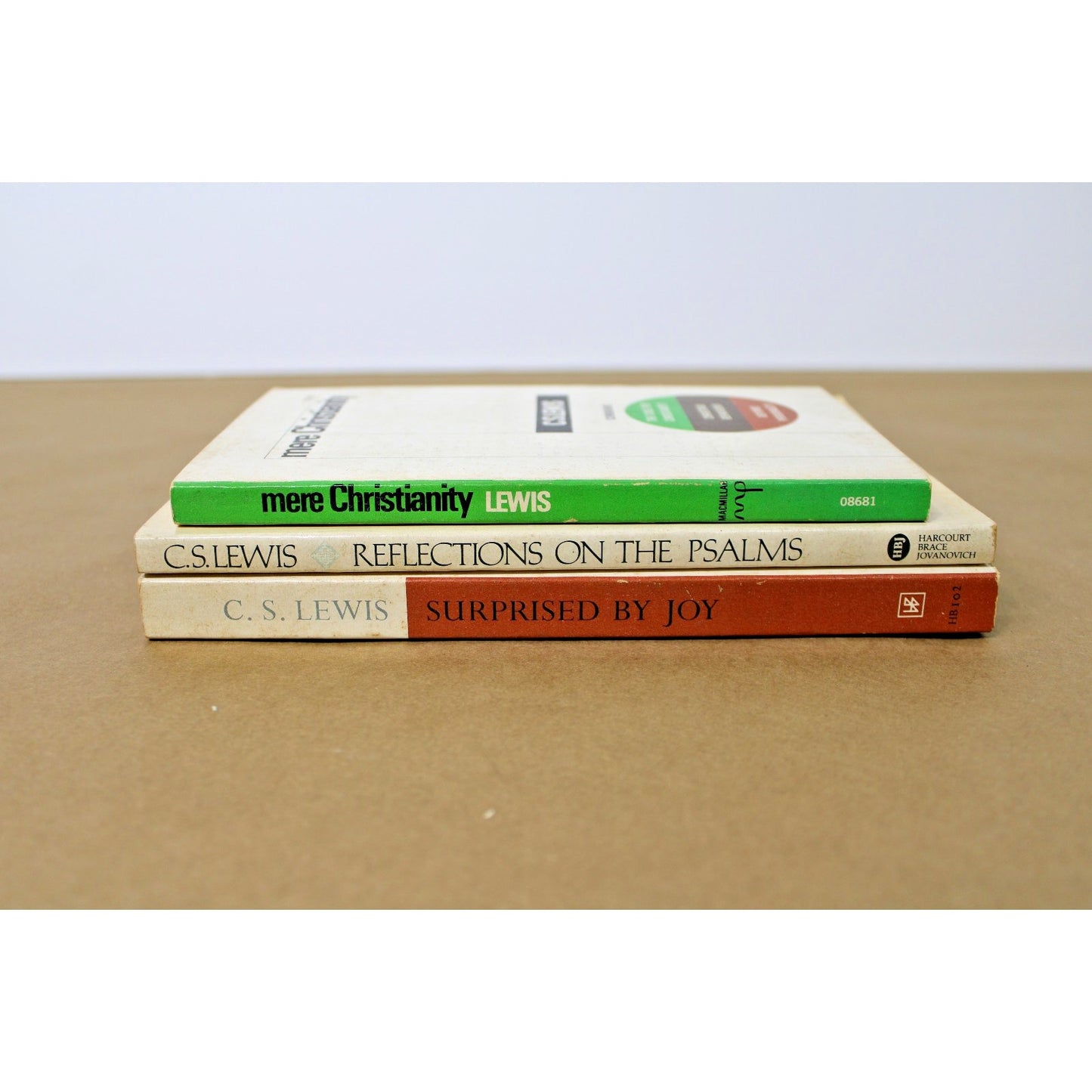 C.S. Lewis: 3 book Religious Collection, Vintage Softcover/ Paperbacks
