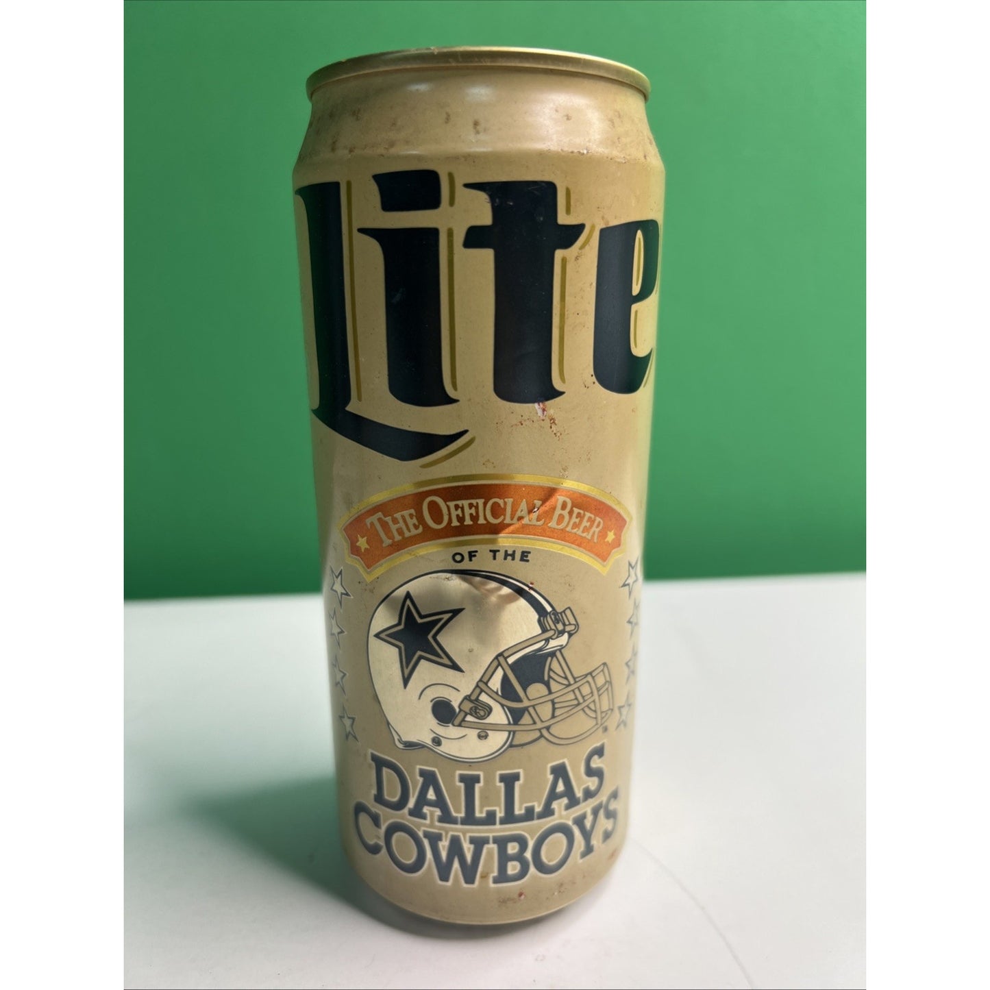 Dallas Cowboys Lite Beer Can Empty