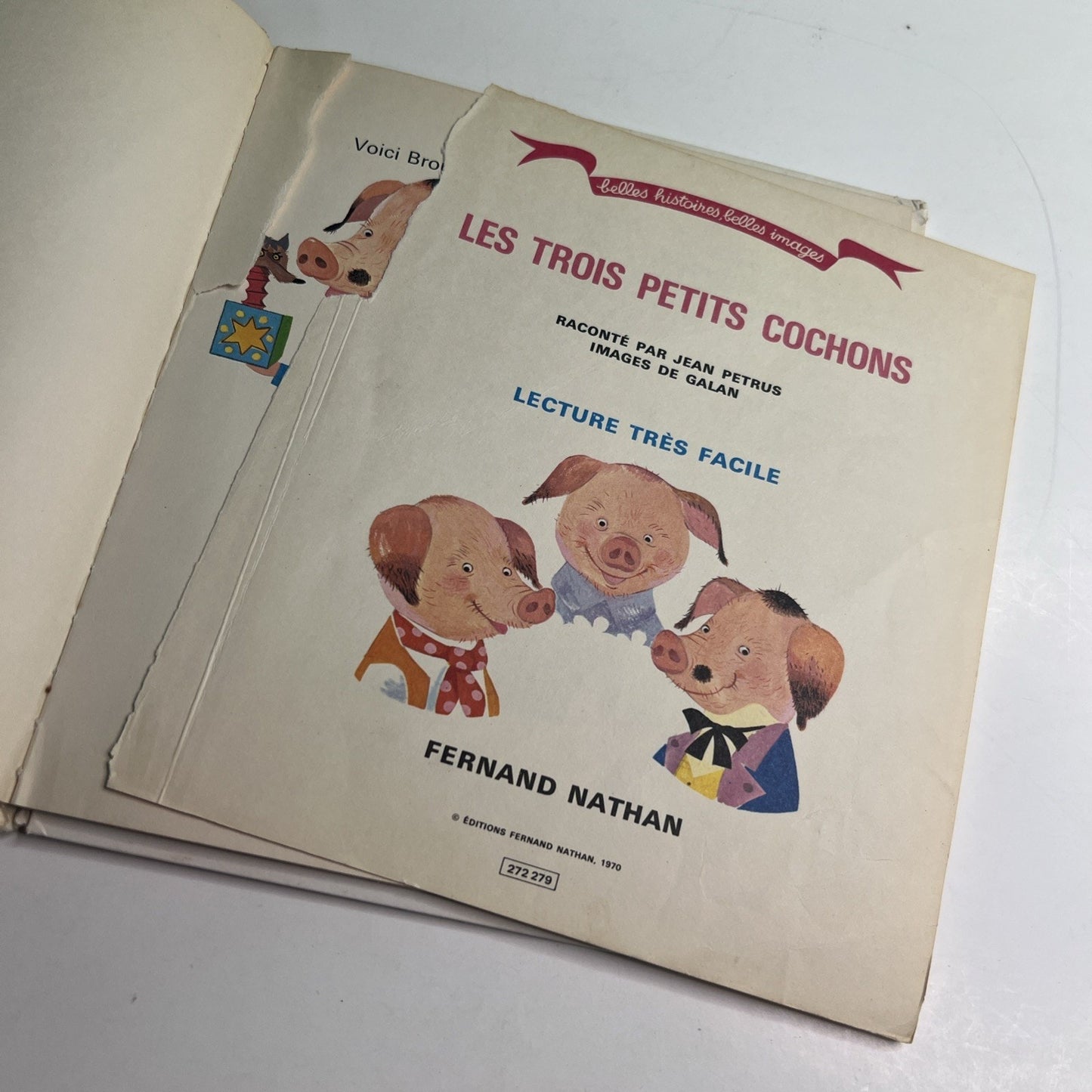 Les Trois Petits Cochons The Three Little Pigs French Edition By Fernand Nathan