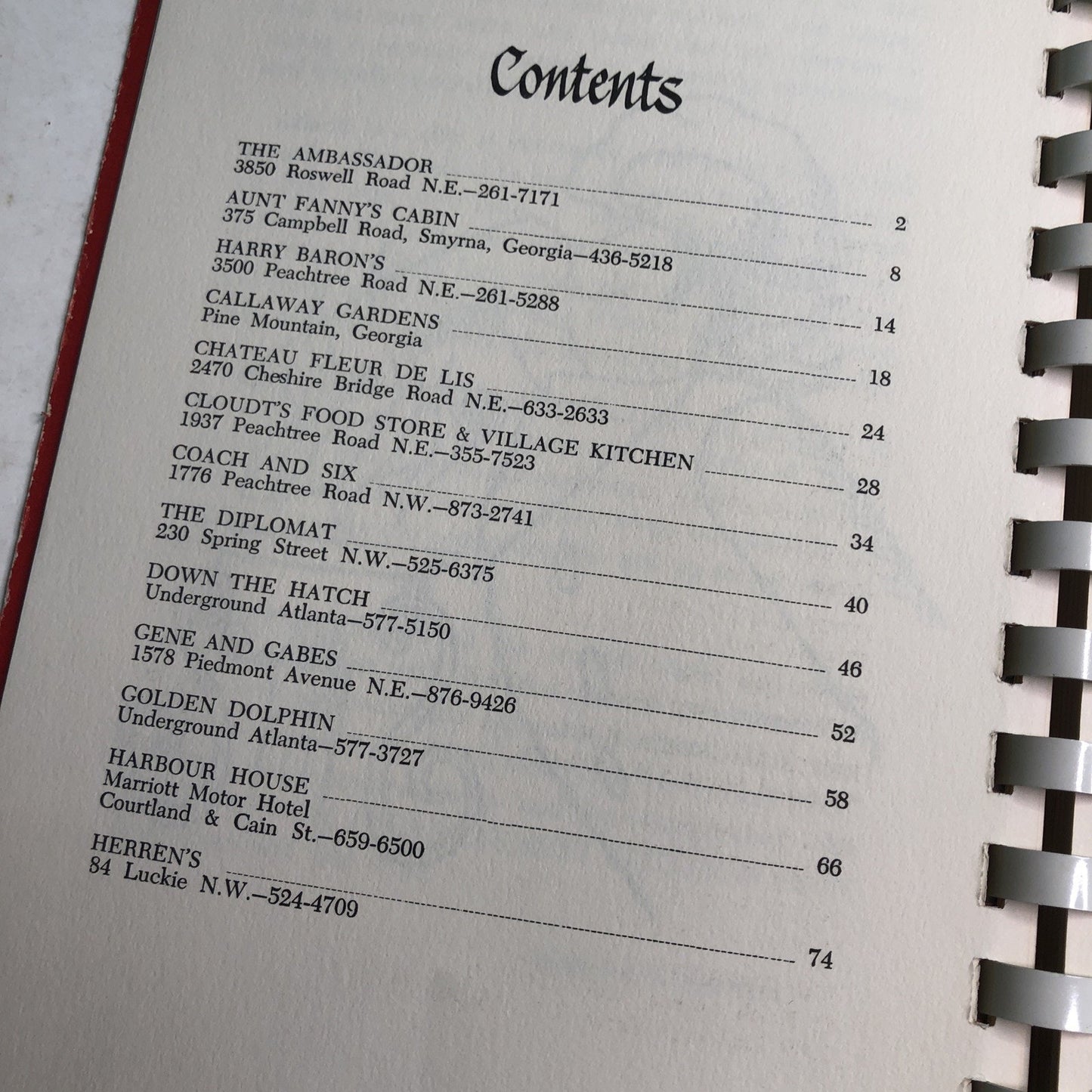 Vintage 1971 Secrets from Atlanta's Best Kitchens Cookbook Earlyne S Levitas
