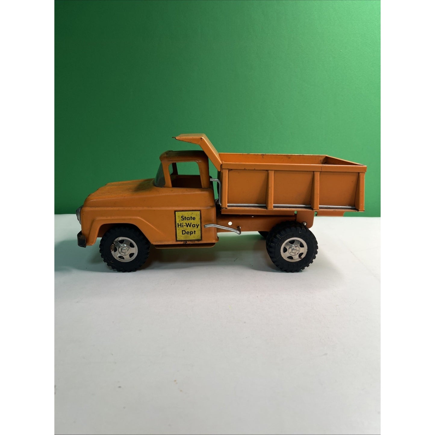 Vintage Pressed Steel 1960 Tonka Toys State Hi-Way Dump Truck Dually Original