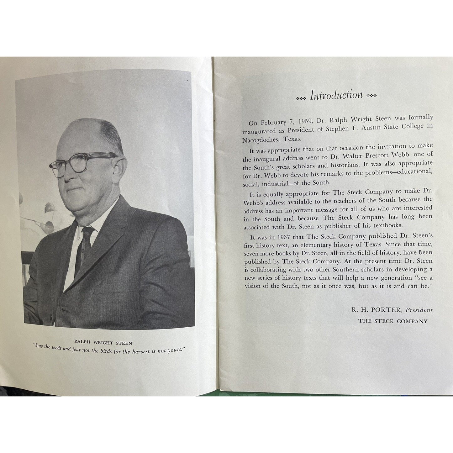 A Corner Of The Old South Address By Walter Prescott Webb At Austin College 1959